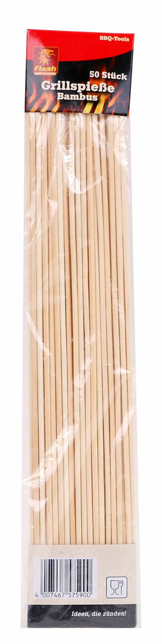 Boomex Flash Bambus Grillspieße, 30 cm