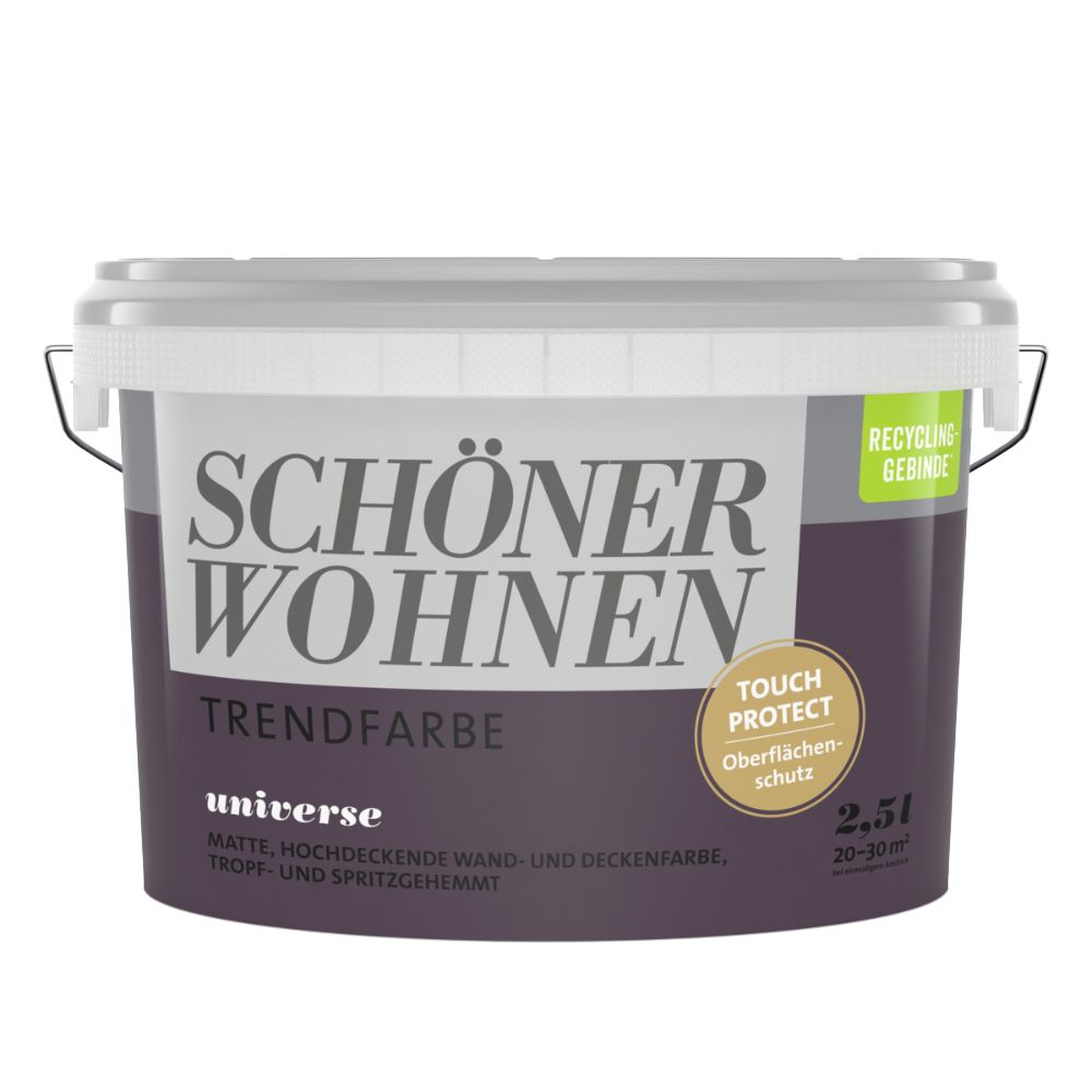 Schöner Wohnen Trend Wandfarbe, universe, 2,5L Schöner Wohnen Trend Wandfarbe, universe, 2,5L