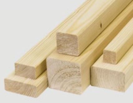 Rettenmeier bastelholz rahmen, gehobelt, 1 m, 34 x 54 mm