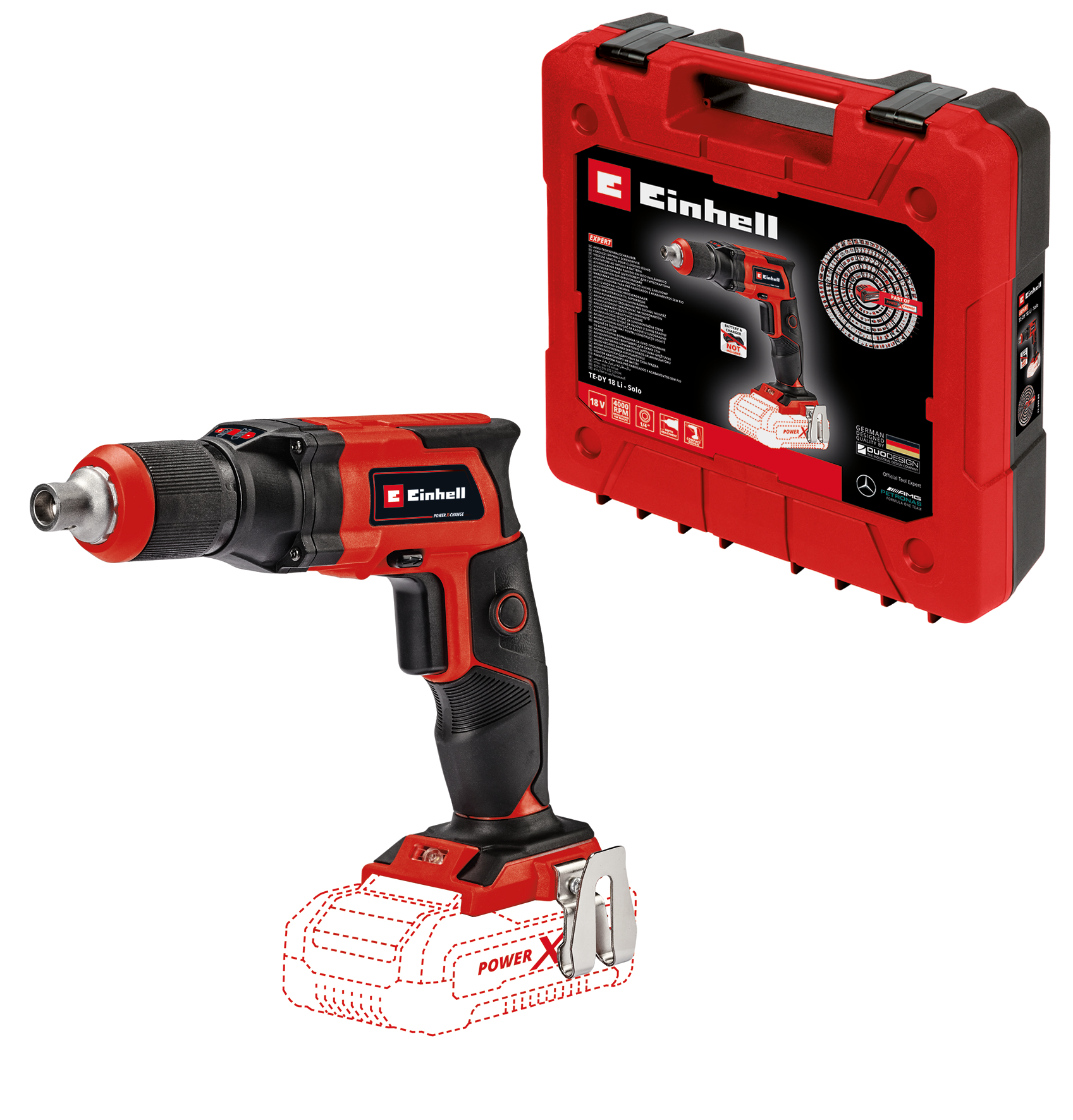 Einhell Akku-Trockenbauschrauber TE-DY 18 Li-Solo