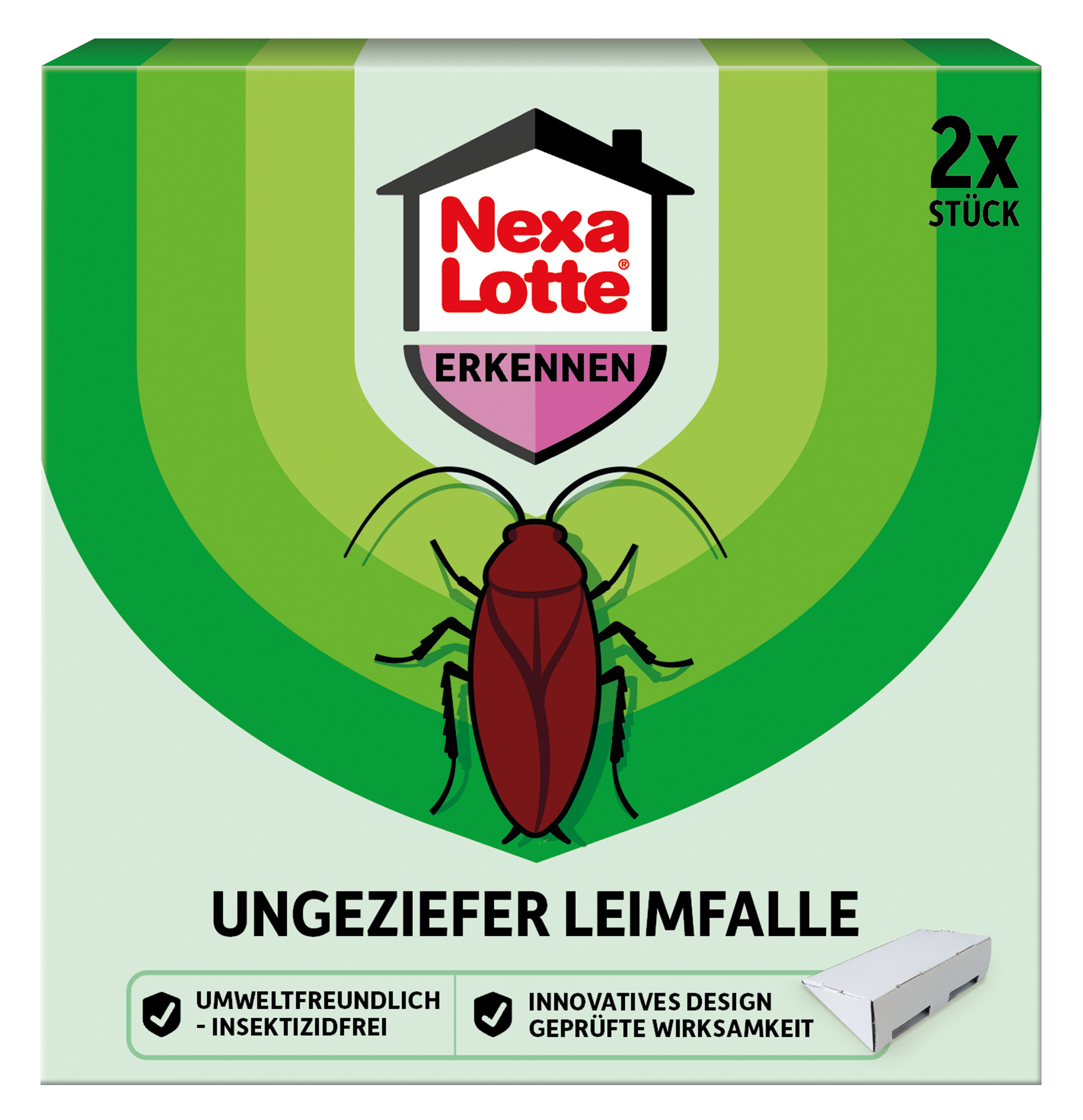 Nexa Lotte Ungeziefer Leimfalle, 2 Stück Nexa Lotte Ungeziefer Leimfalle, 2 Stück