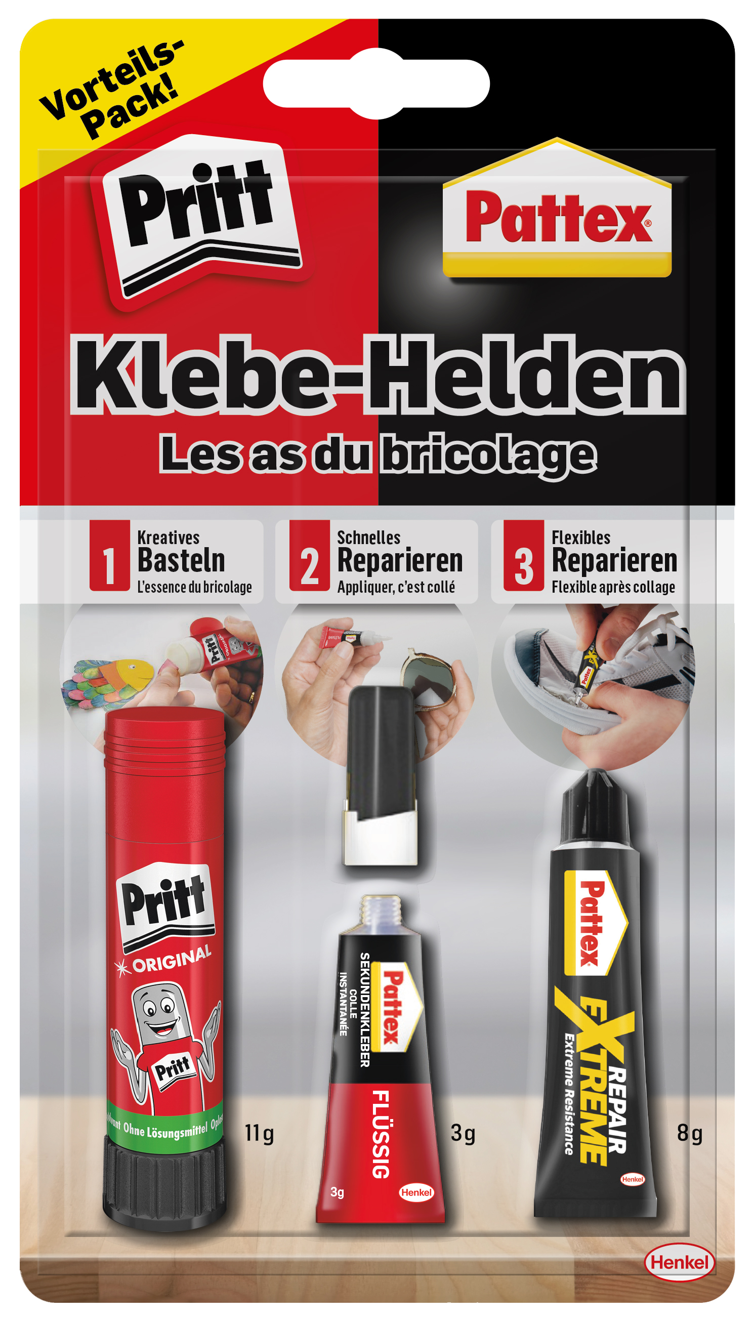 4057278007084 Pritt / Pattex Klebe-Helden