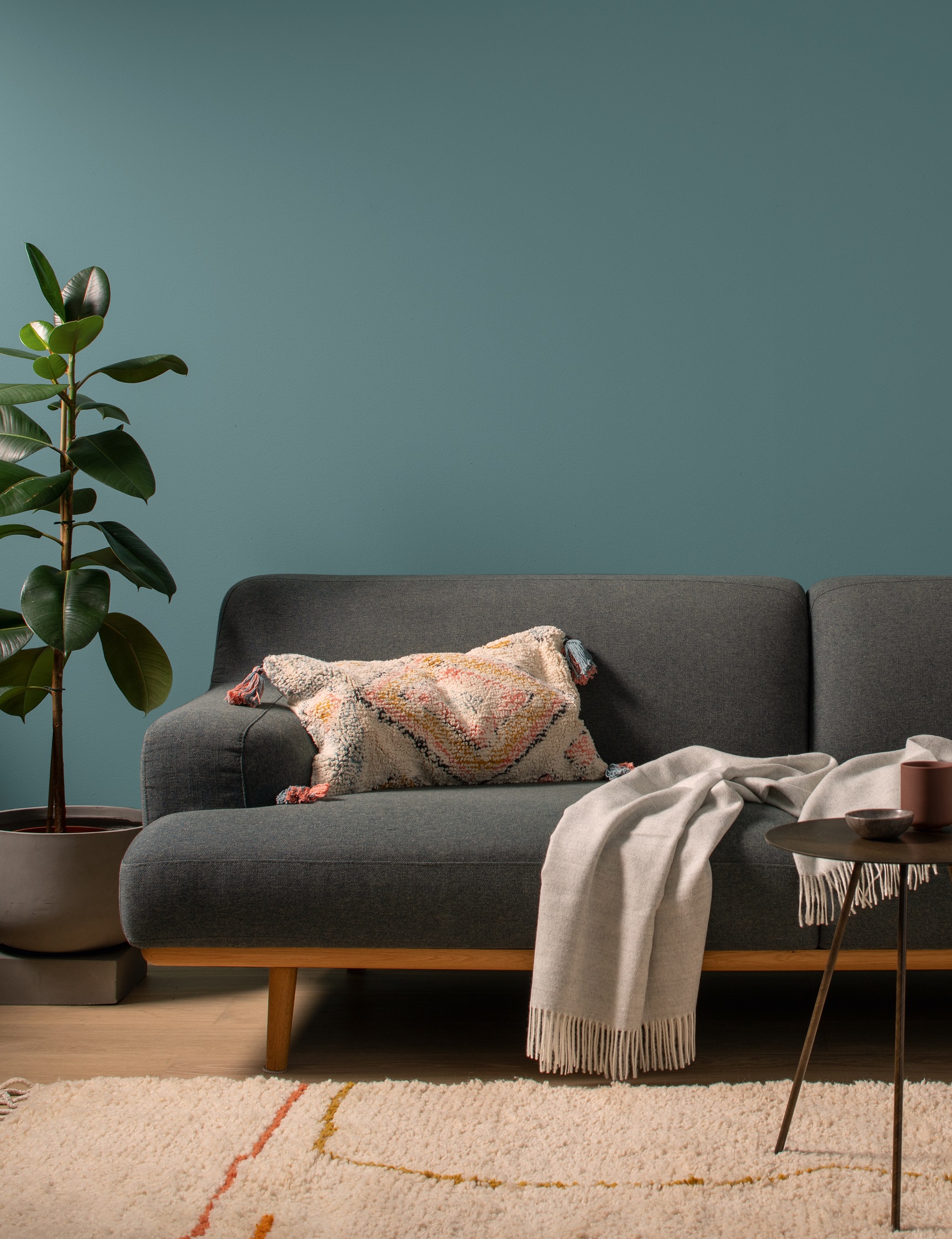 Alpina Pure Farben Blaugrün, 2,5 Liter