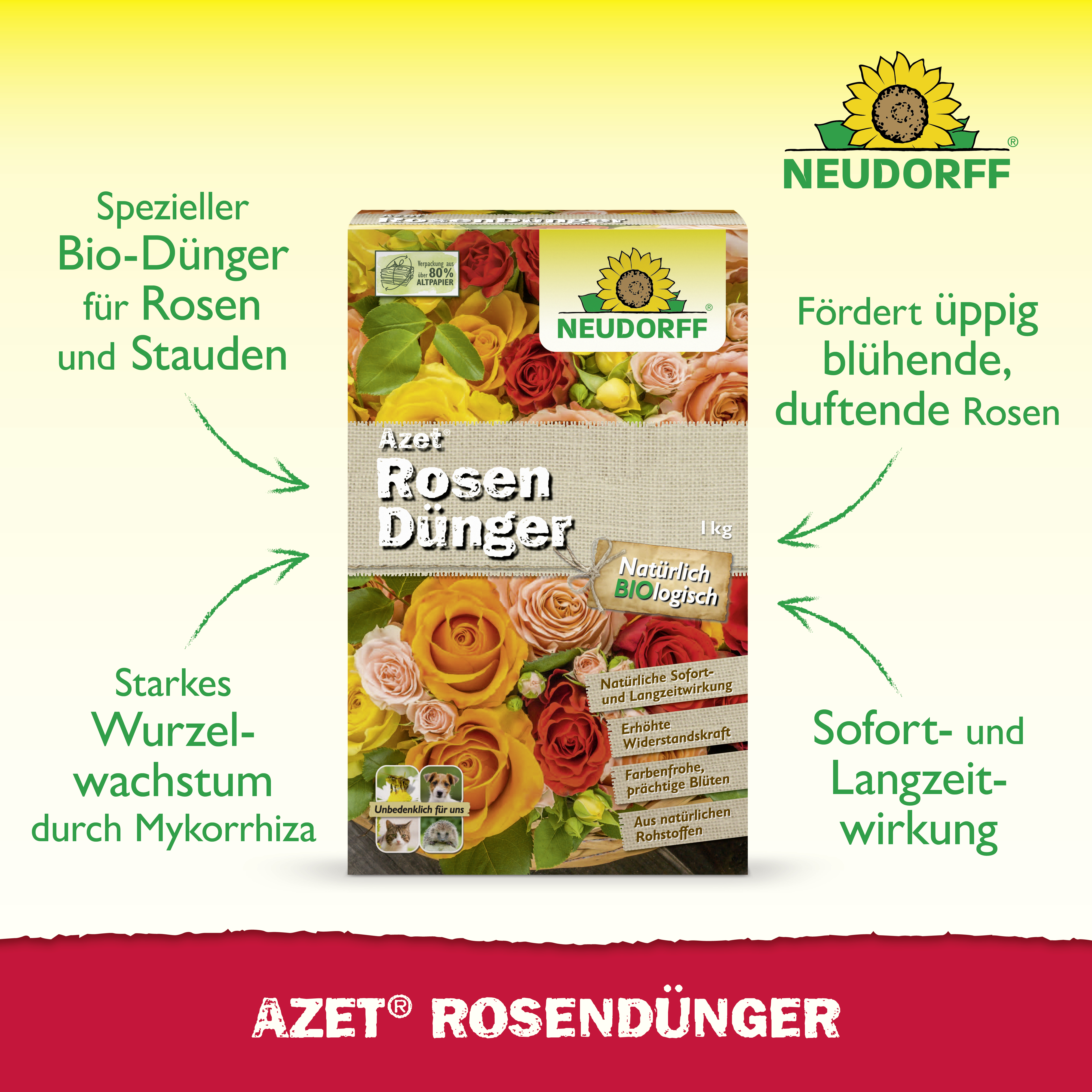 Neudorff Azet RosenDünger, 1 kg
