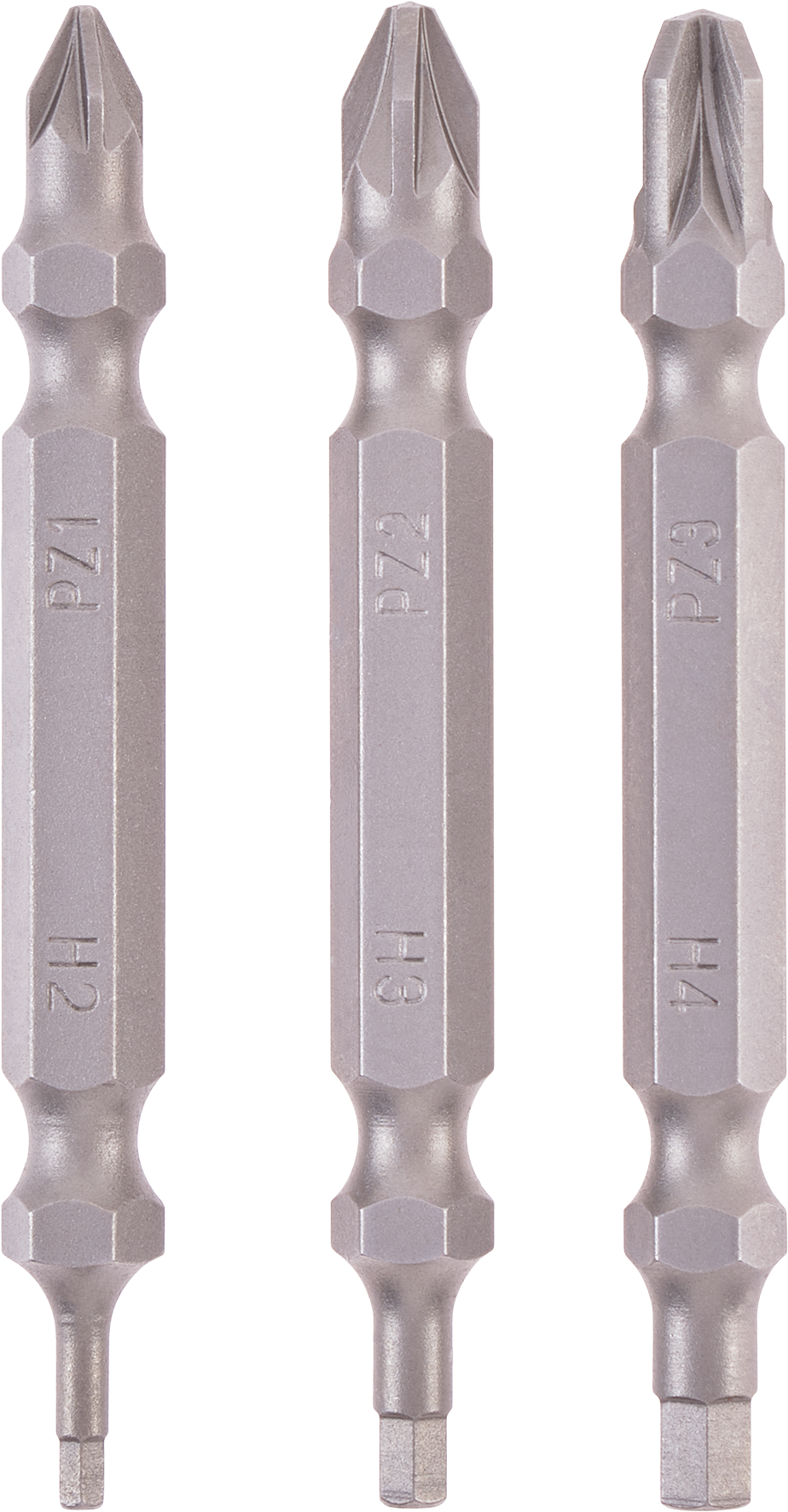 Einhell Doppel-Bit-Set, 65 mm, PZ/Hex