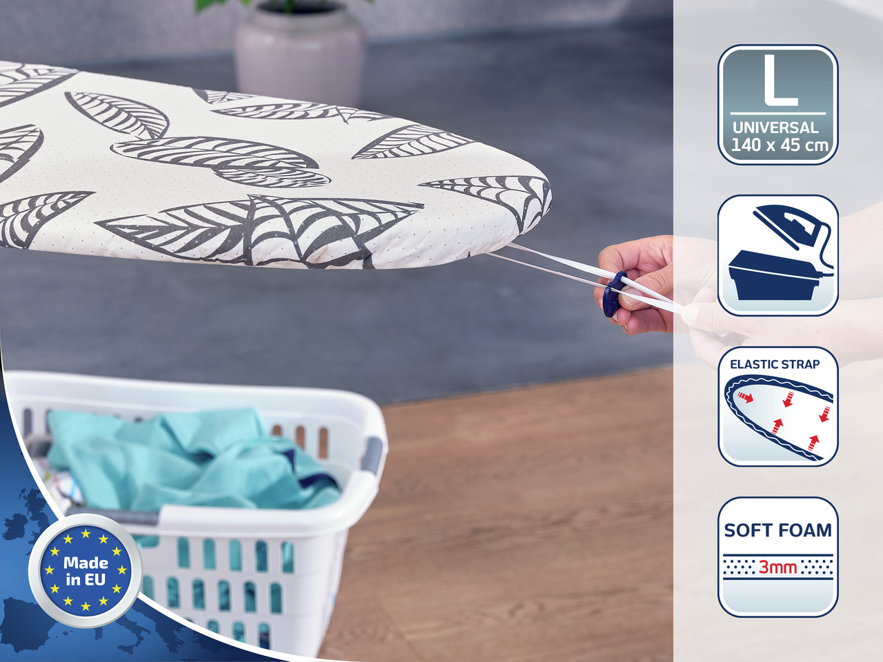 Leifheit Bügeltischbezug 
Perfect Steam L/Universal Leifheit Bügeltischbezug 
Perfect Steam L/Universal