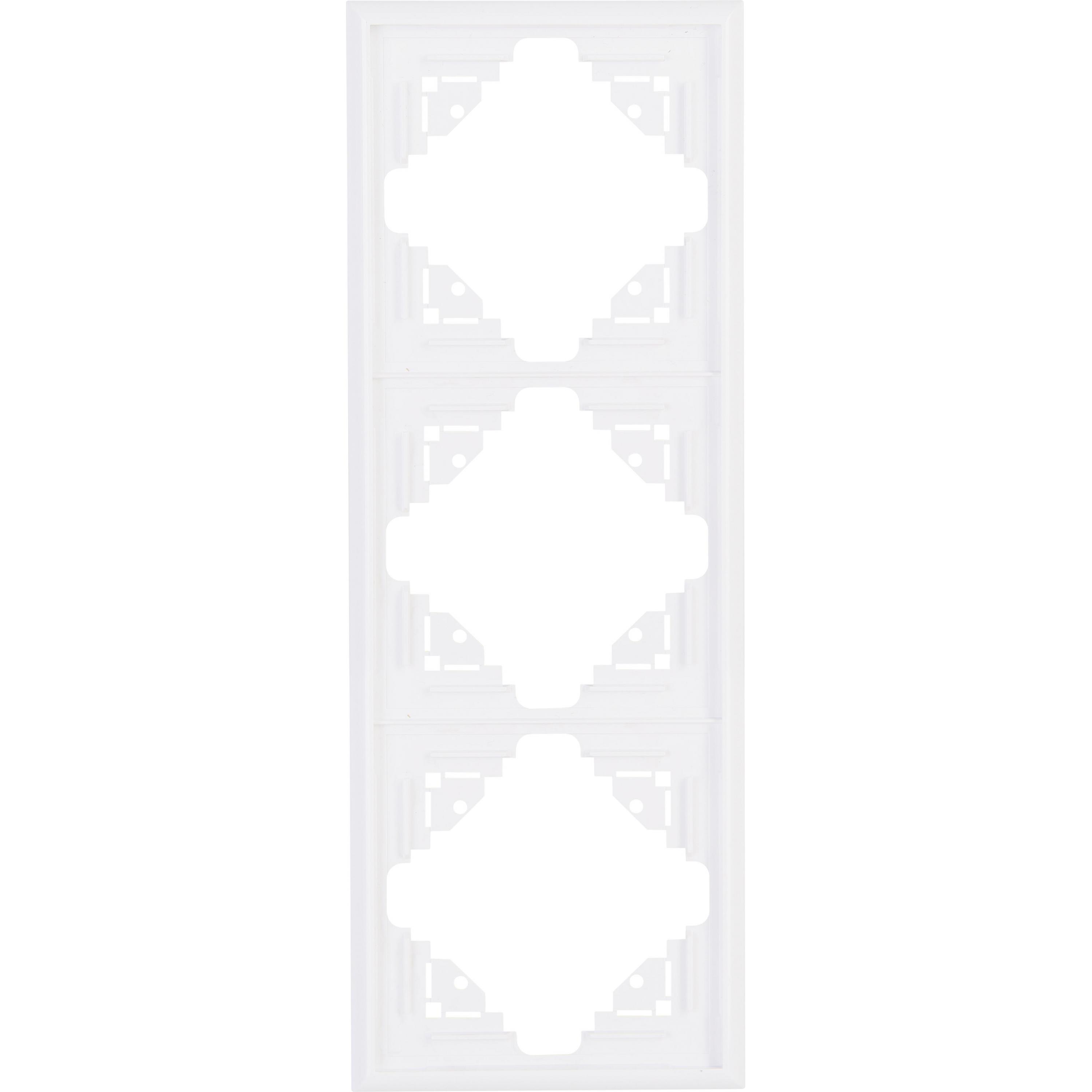 Kopp MALTA Abdeckrahmen 3-fach, arktisweiß Kopp MALTA Abdeckrahmen 3-fach, arktisweiß