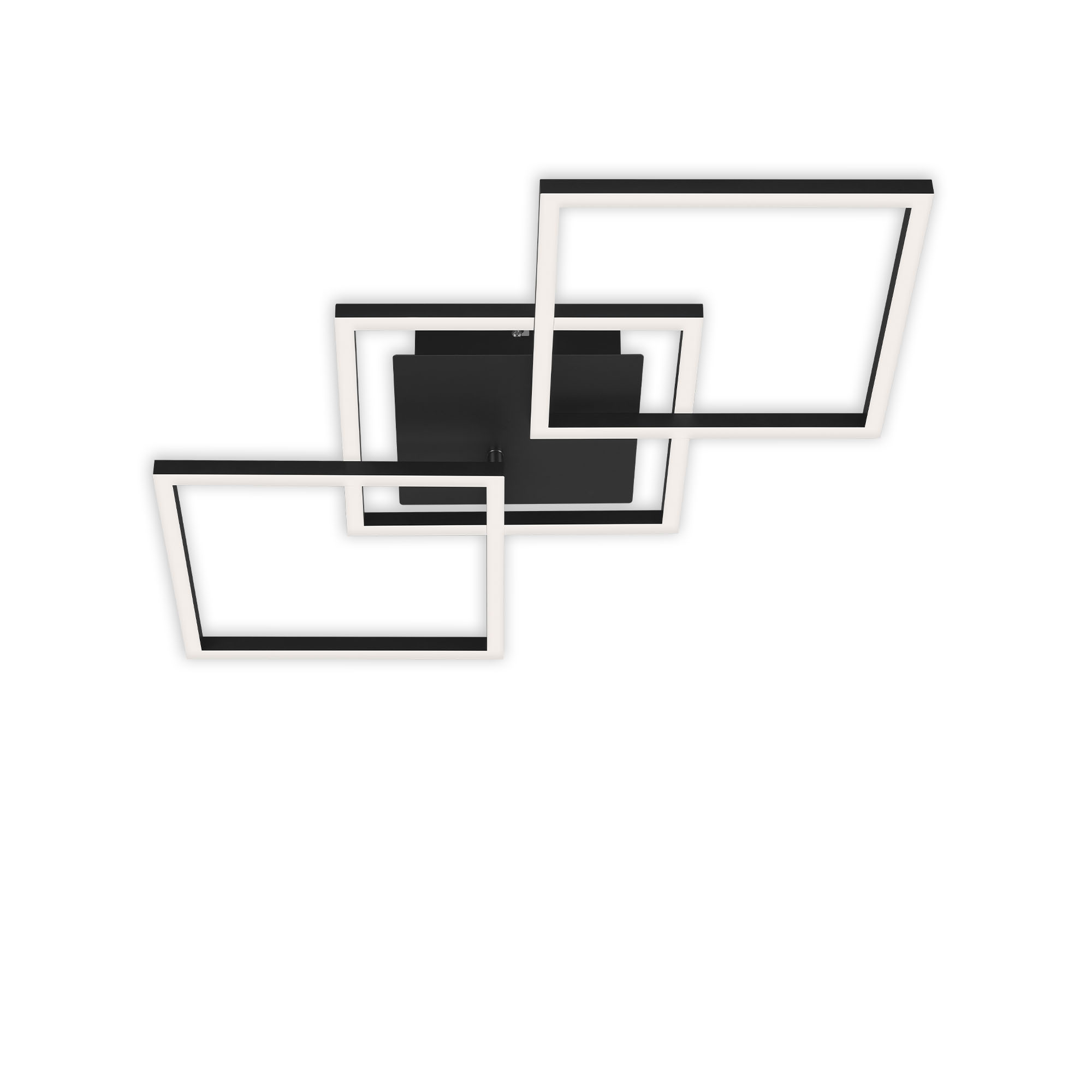 Briloner LED Deckenleuchte, 76,3 cm, schwarz