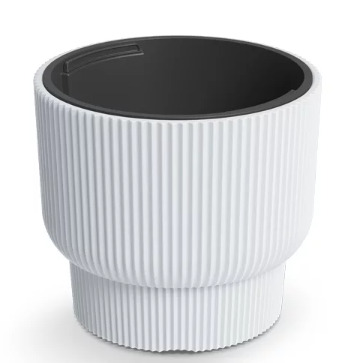 Prosperplast Blumentopf Milly, Ø 29,9 cm, H:27 cm, weiß