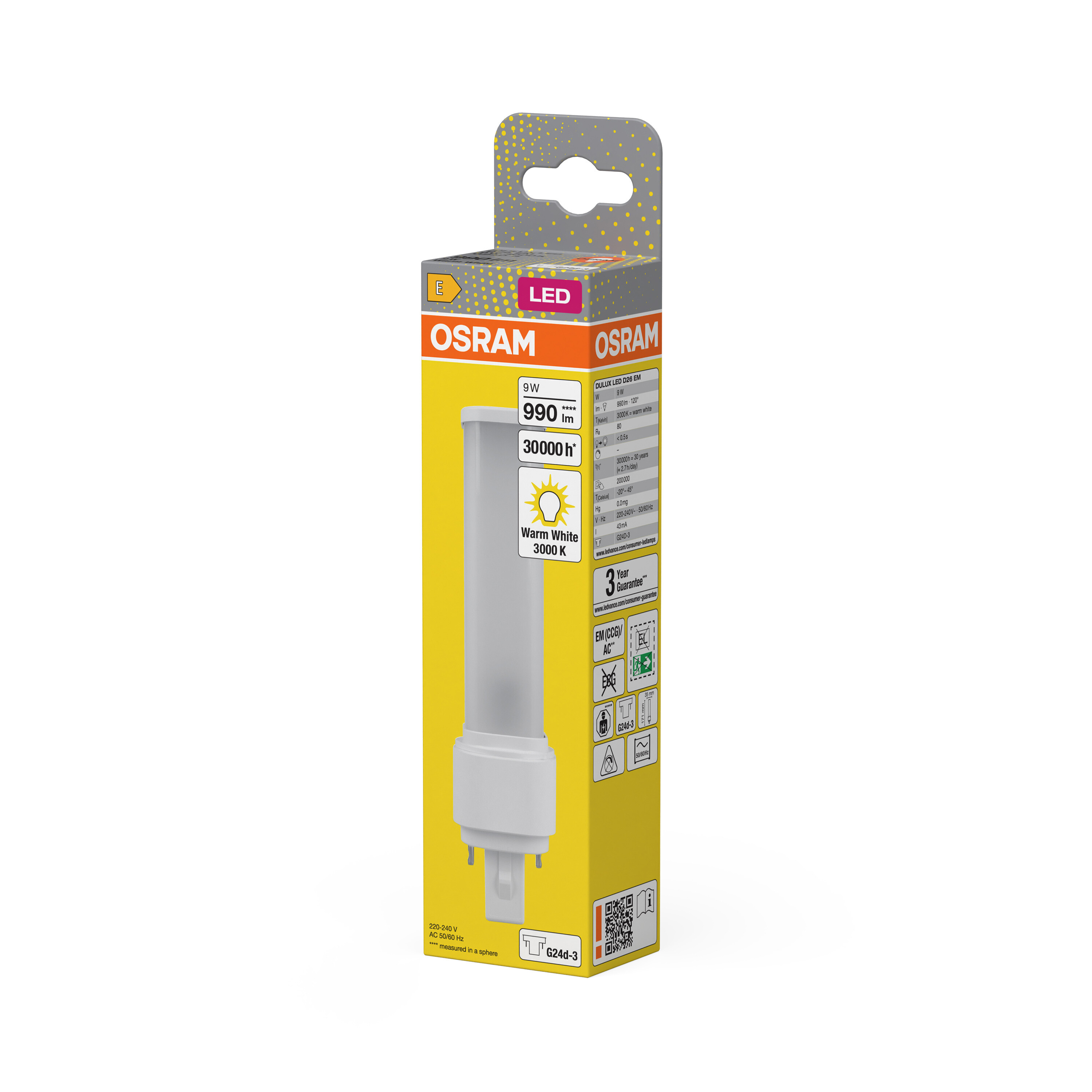 Osram DULUX LED Röhre 17,1 cm, warmweiß