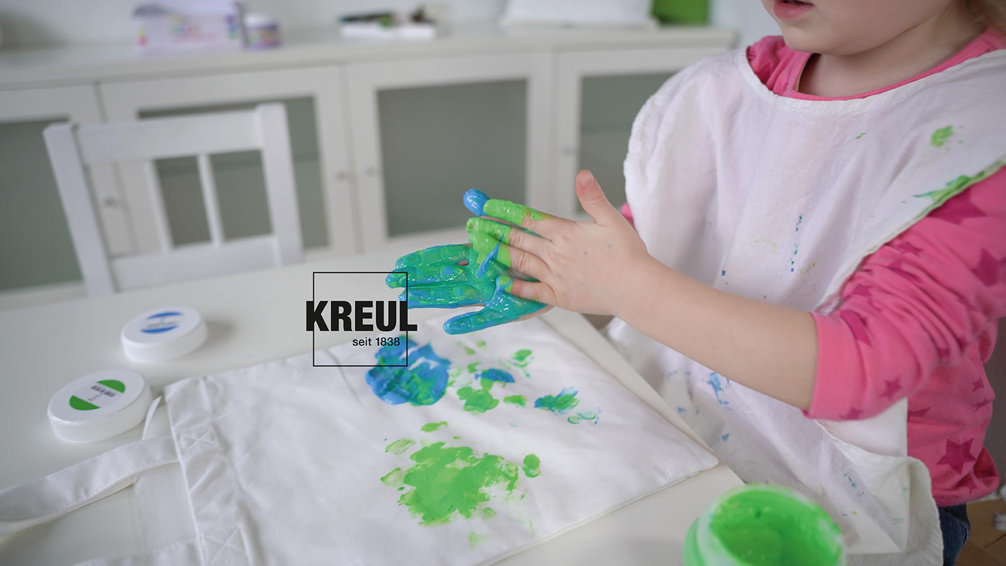 Kreul Stoff-Fingerfarbe Mucki 6er-Set, 150 ml Kreul Stoff-Fingerfarbe Mucki 6er-Set, 150 ml