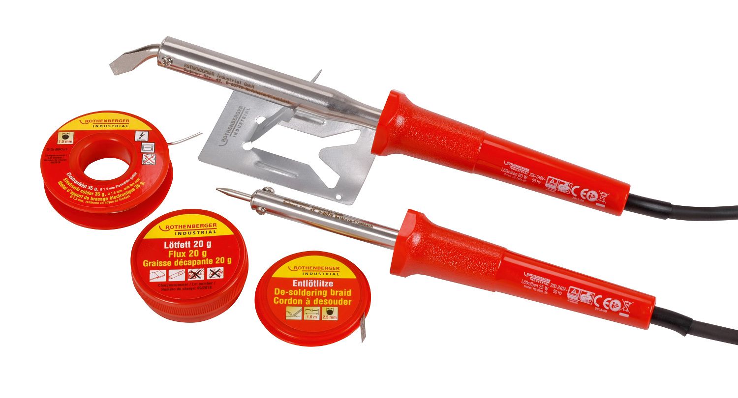 Rothenberger Lötkolben-Set, 5-tlg. Rothenberger Lötkolben-Set, 5-tlg.