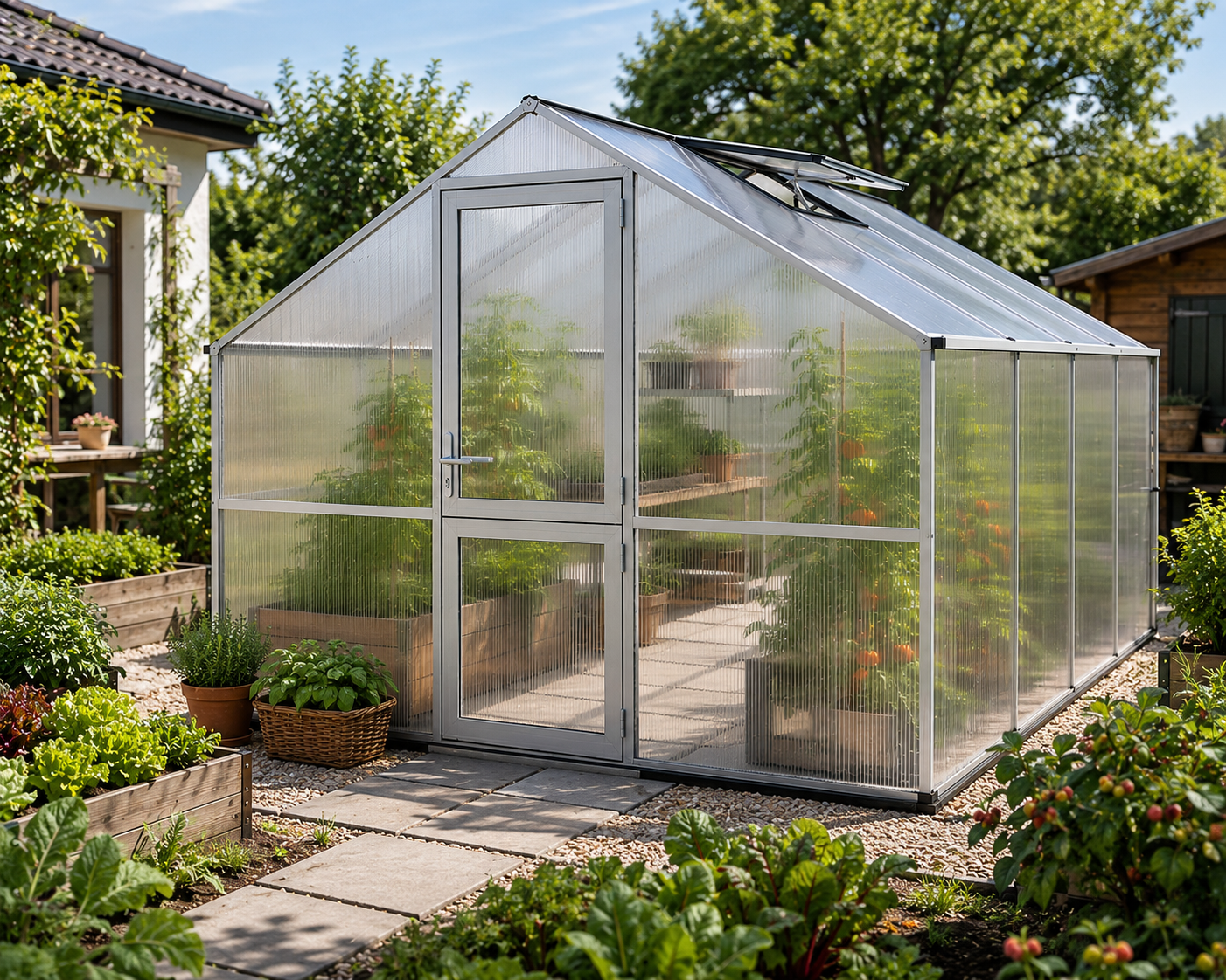 KGT Gewächshaus Orchidee IV, pressblank