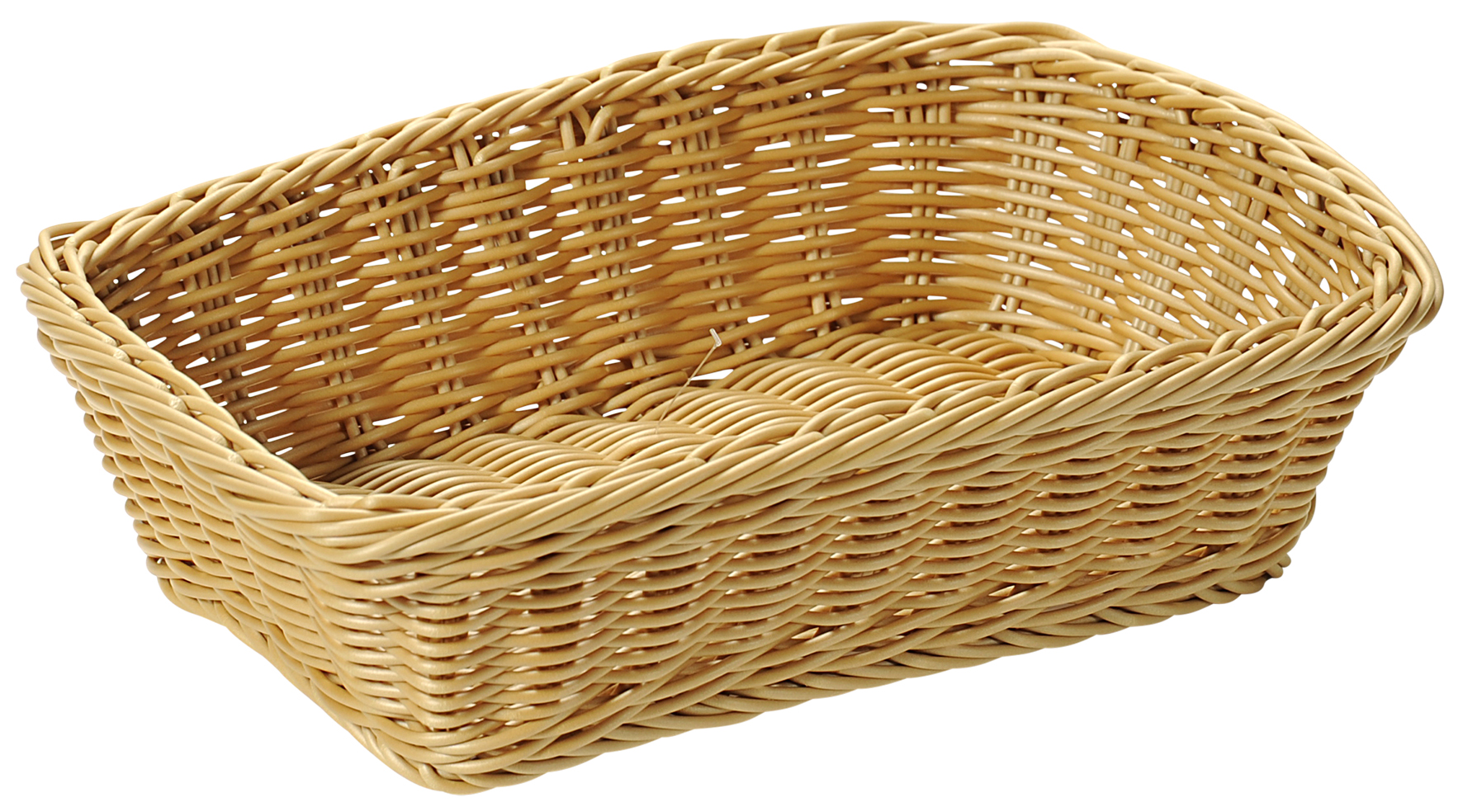 Kesper Brot und Obstkorb, Vollkunststoff, Maße: 30 x 20 x 8,5 cm
