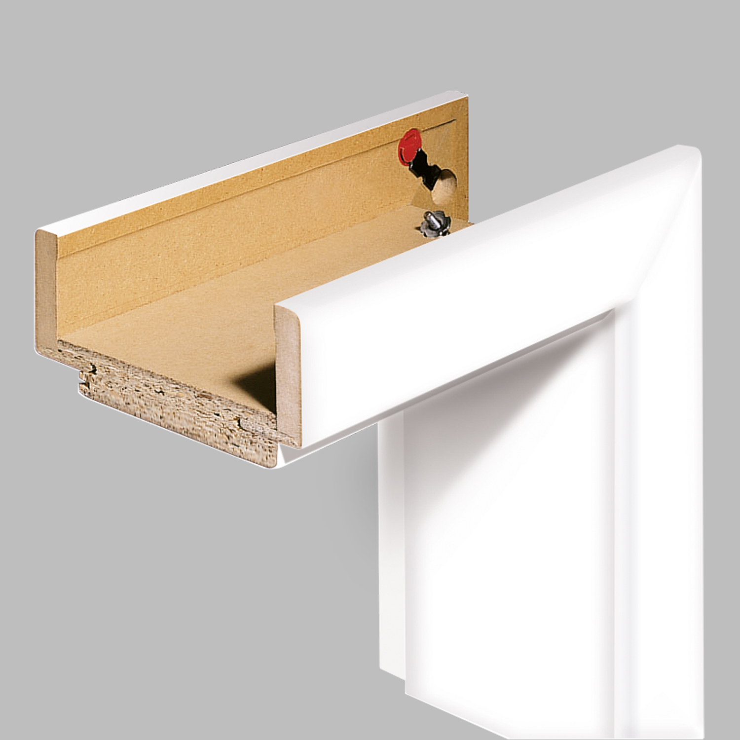 4004327261126 Borne Zarge, CPL weiß