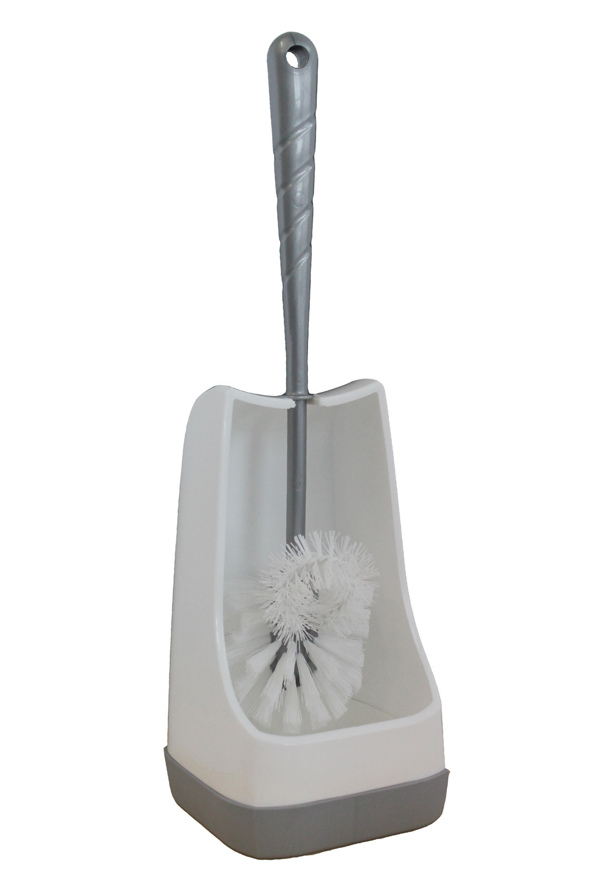 298137_2098642880 BÜRSTENMANN WC-GARNITUR 2K WEIß/SILBER