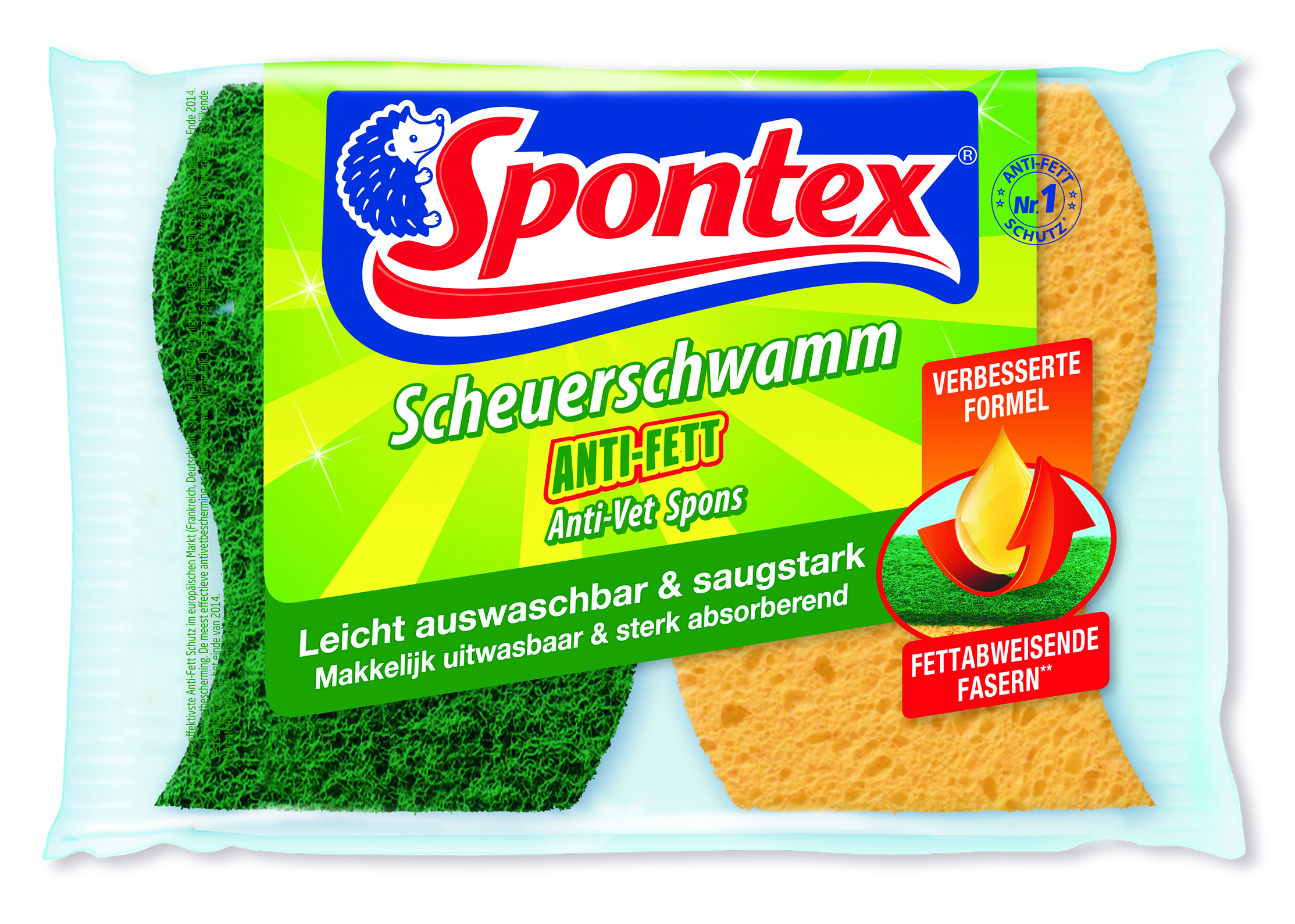 SPONTEX SCHEUERSCHWAMM ANTI-FETT        