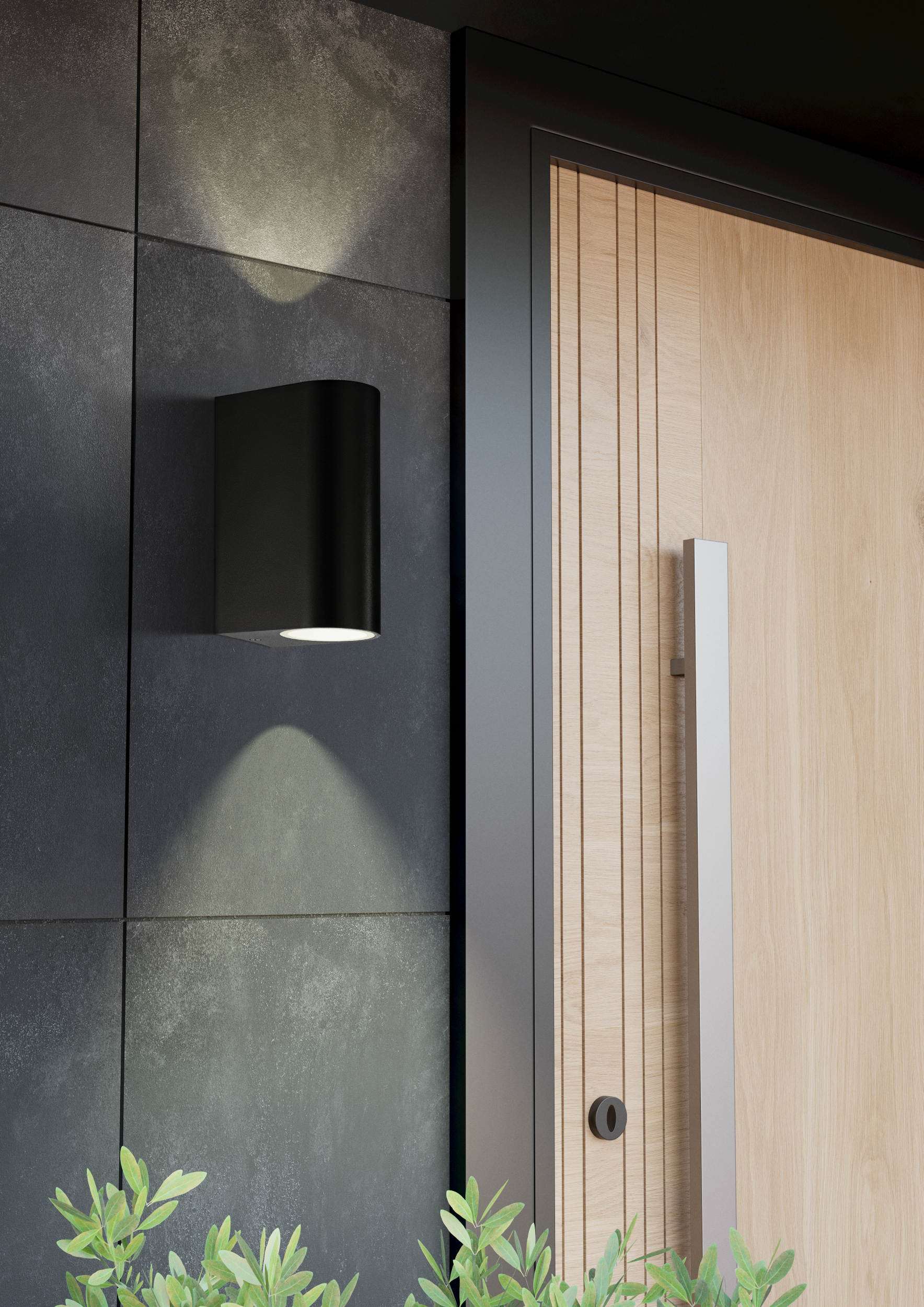 Eglo Außenwandleuchte Scogliera-E, 2 x 5W, abgerundet Eglo Außenwandleuchte Scogliera-E, 2 x 5W, abgerundet