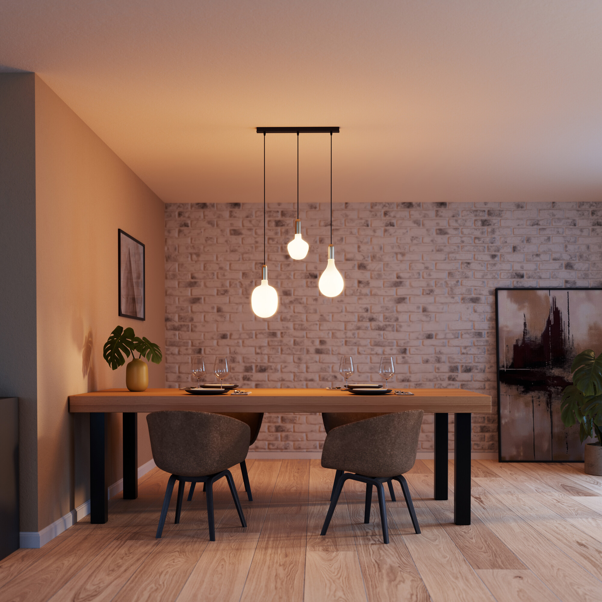 Osram Vintage 1906 Pendelleuchte Round, E27, gold