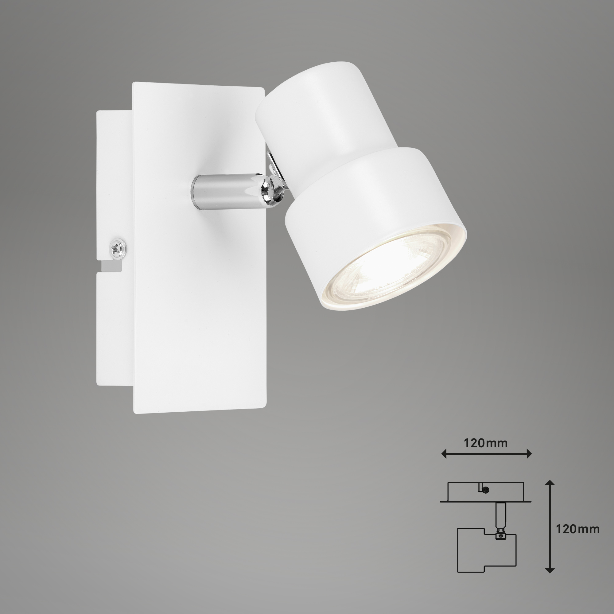Briloner LED Spot, Deckenleuchte, weiß