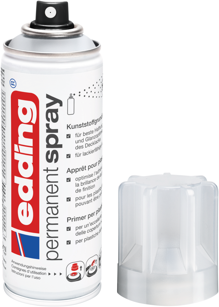 Edding 5200 Permanentspray Kunststoffgrundierung farblos Edding 5200 Permanentspray Kunststoffgrundierung farblos