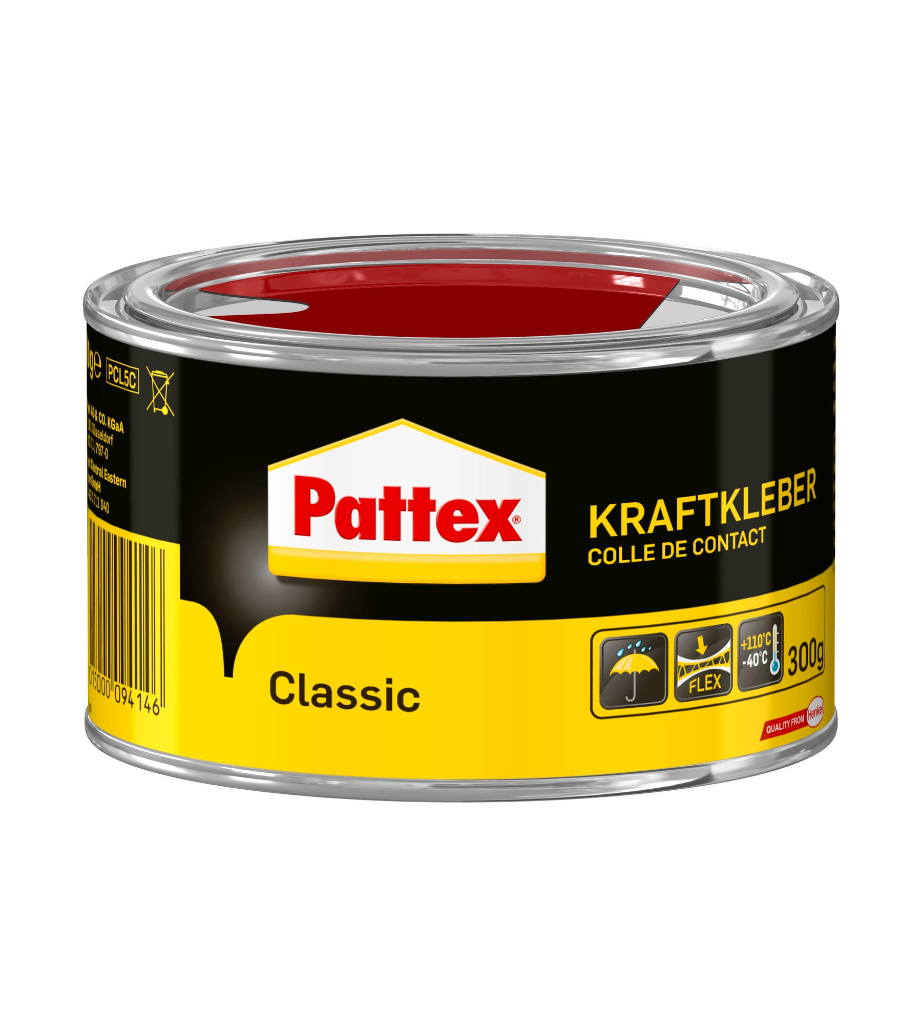 4015000094146 Pattex Kraftkleber Classic hochwärmefest, 300 g