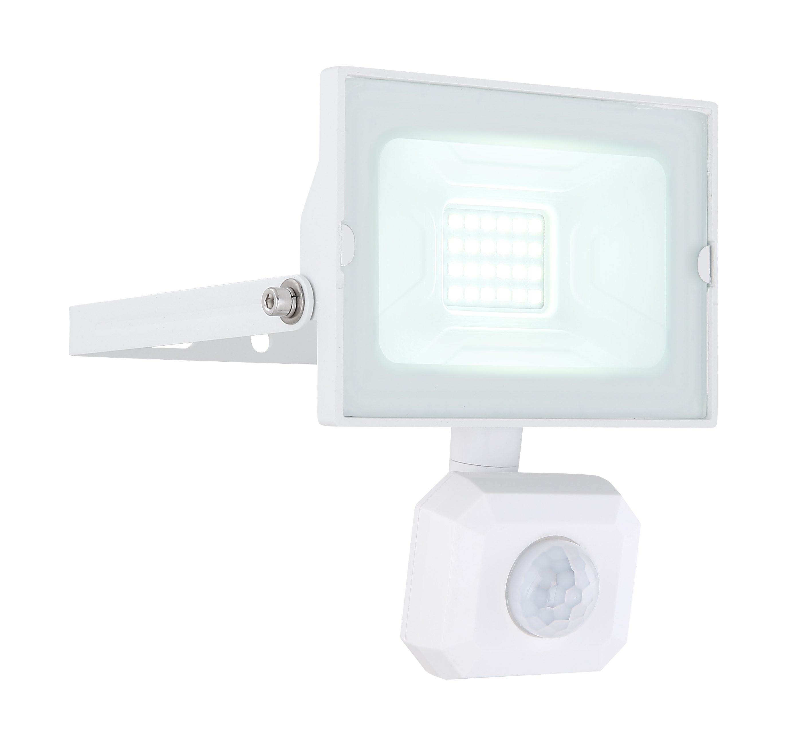 109335_a GLOBO STRAHLER 20W 6000K MIT BEWEGUNGSMELDER WEISS