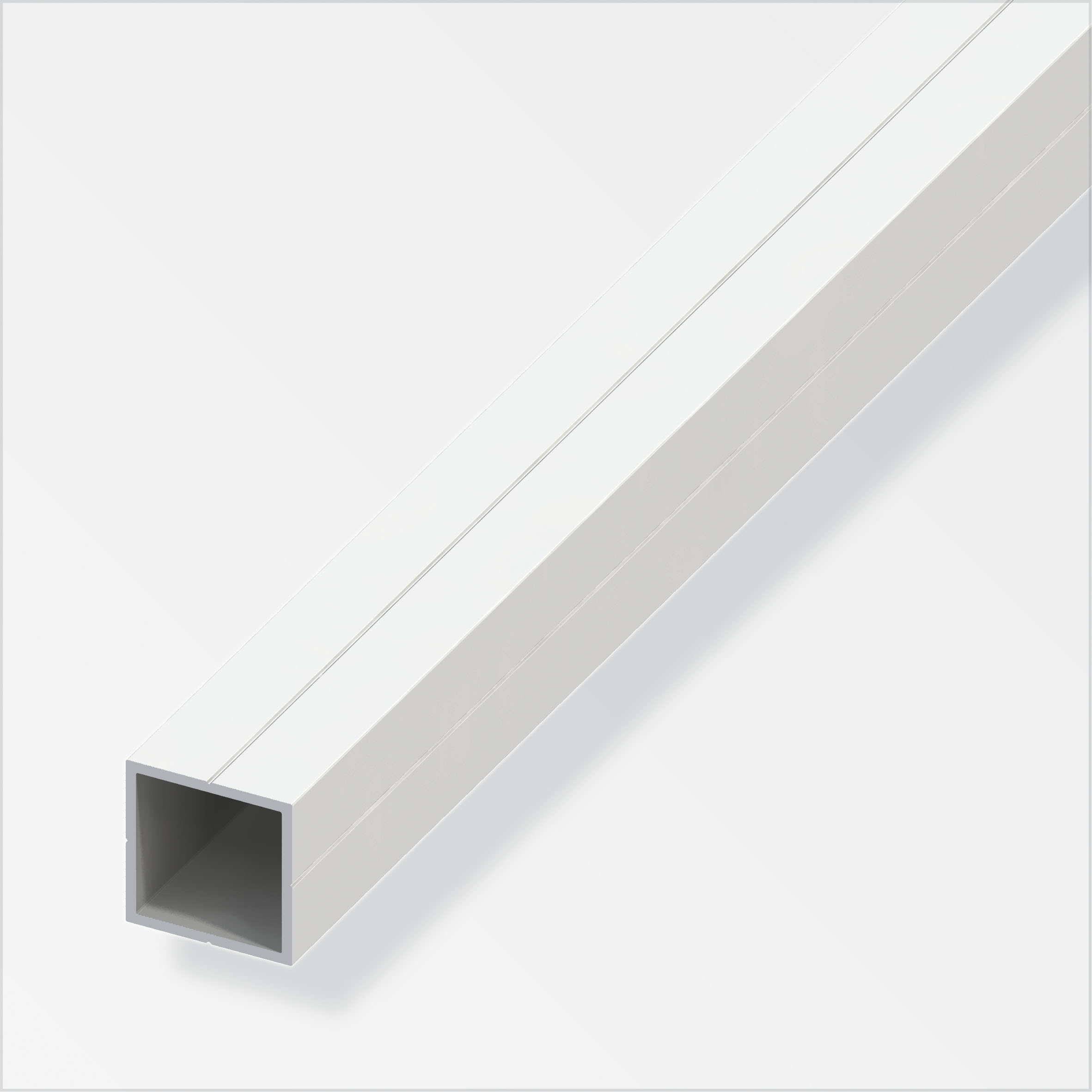 Alfer Quadratrohr 11,5 x 1,5 mm, weiß