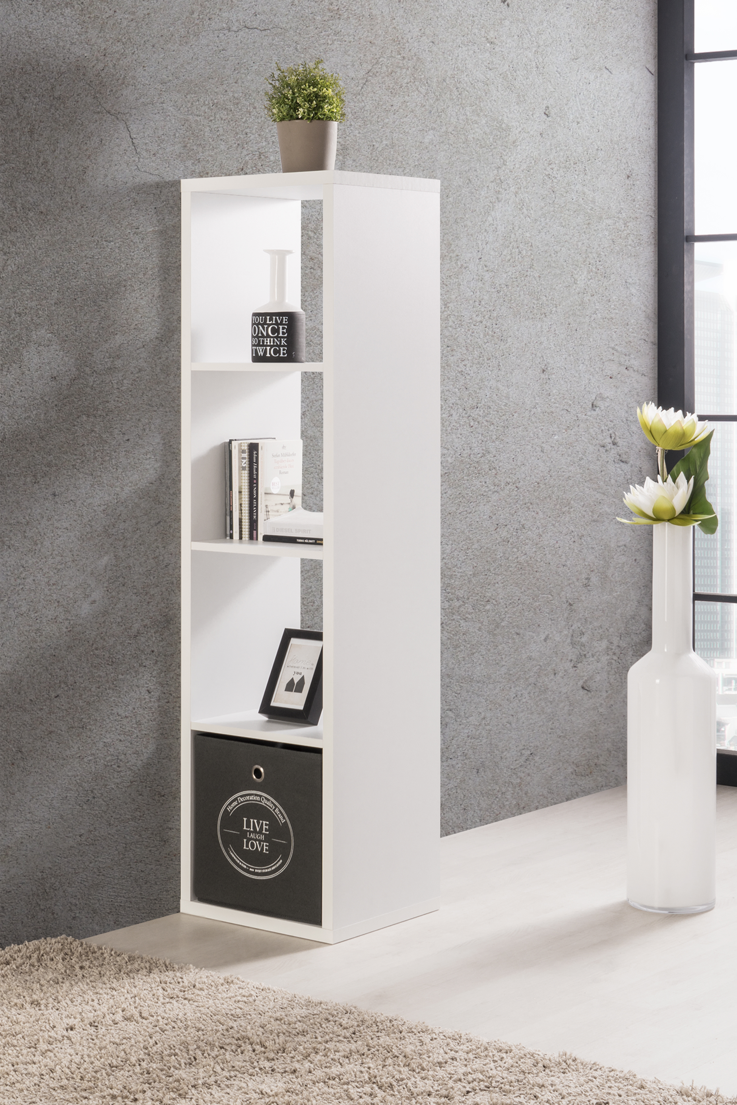 Finori Max-4er Säule, weiß Finori Max-4er Säule, weiß