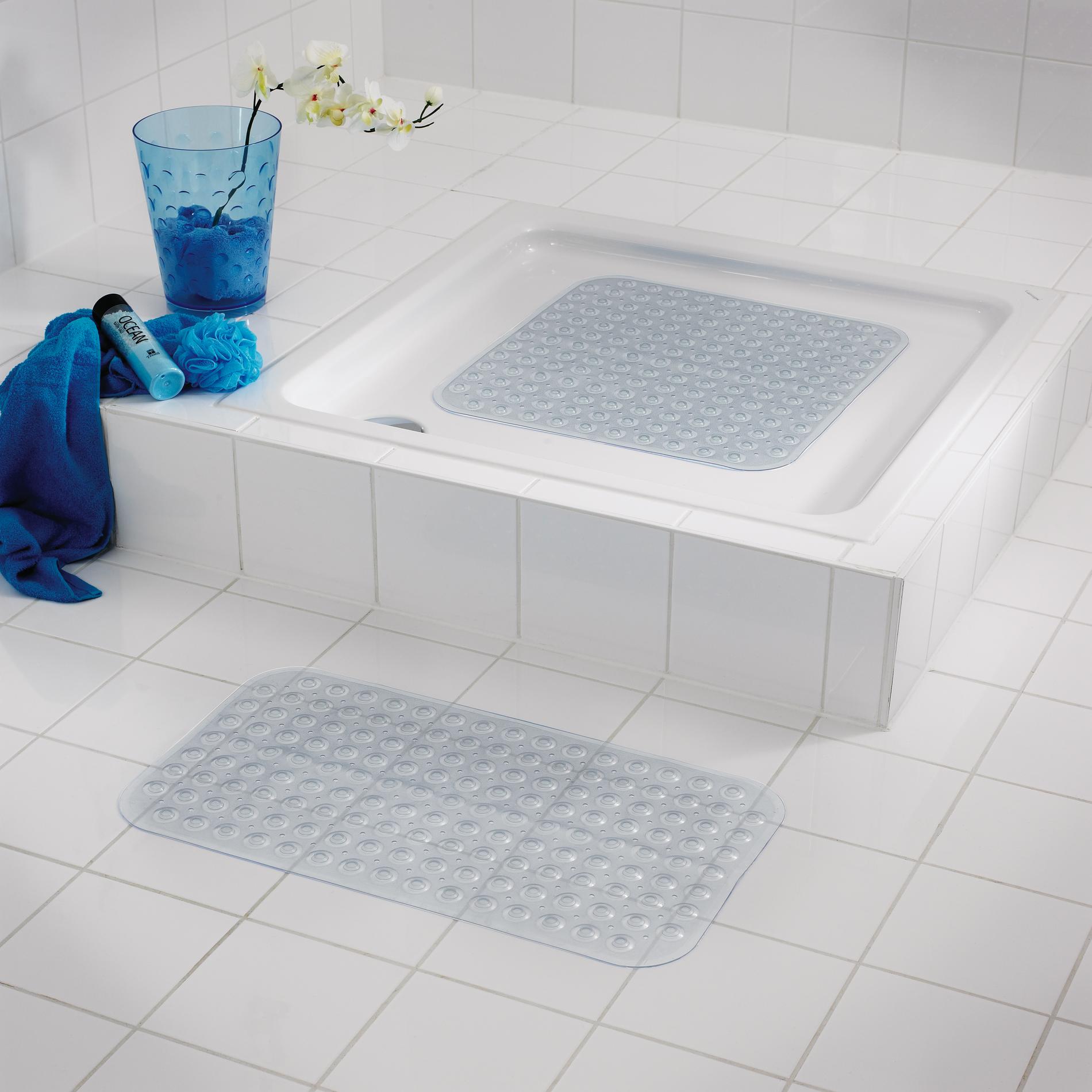 Ridder Duscheinlage Loup ca. 51x54 cm, transparent, 100% PVC Ridder Duscheinlage Loup ca. 51x54 cm, transparent, 100% PVC