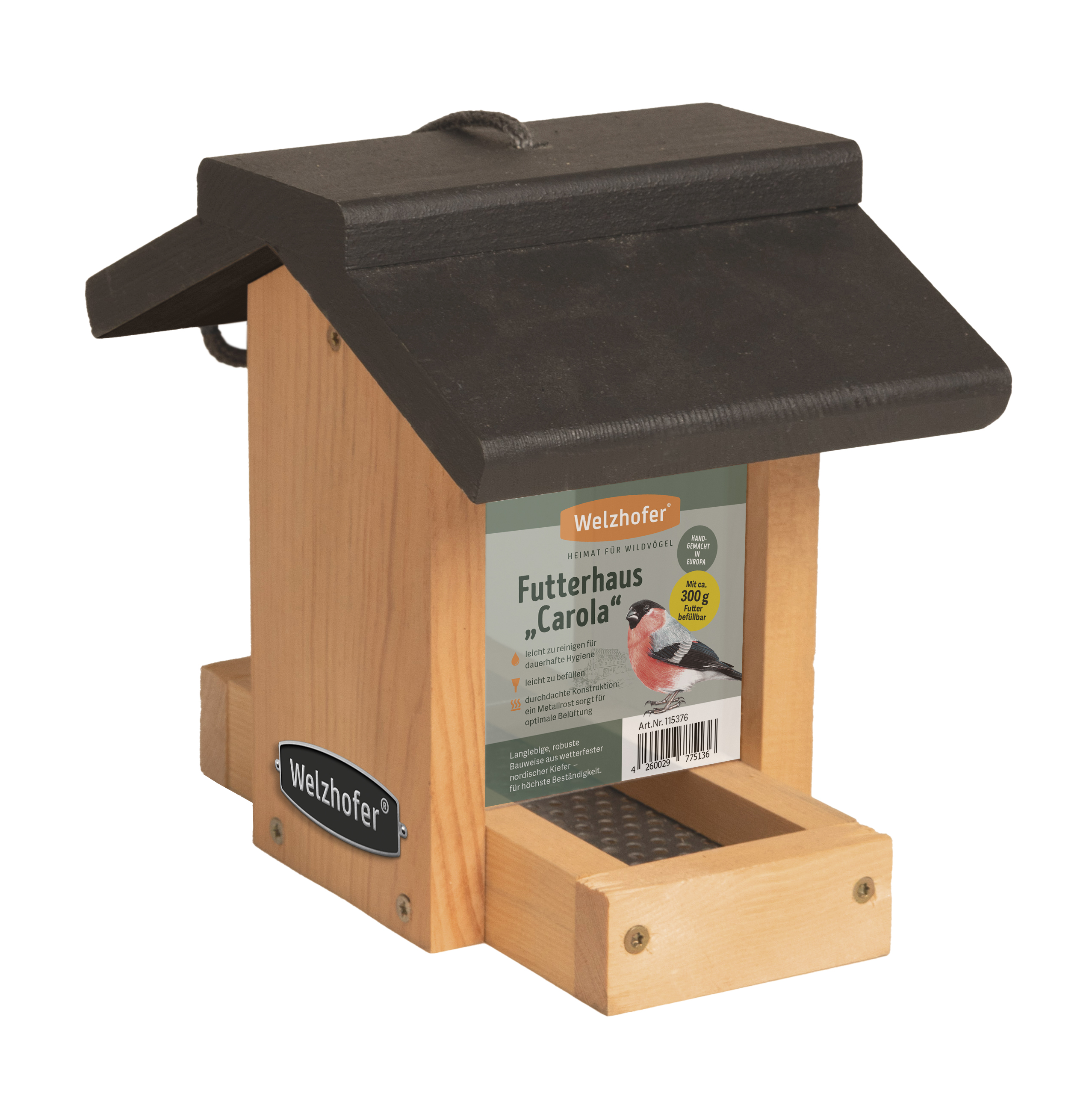 Welzhofer Vogelfutterhaus "Carola"