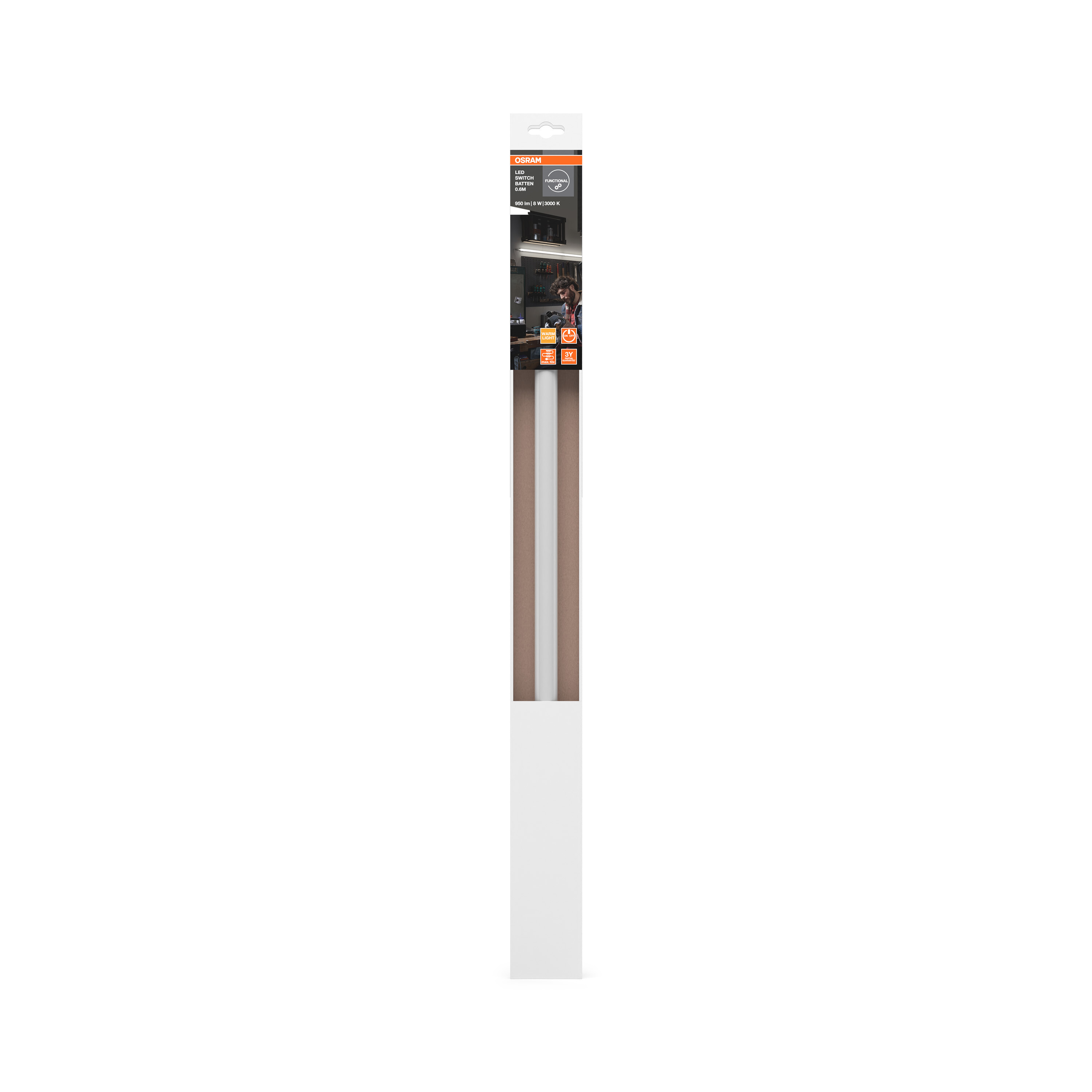 Osram Deckenleuchte "LED Office Line 0.6M", 25W, 4000K