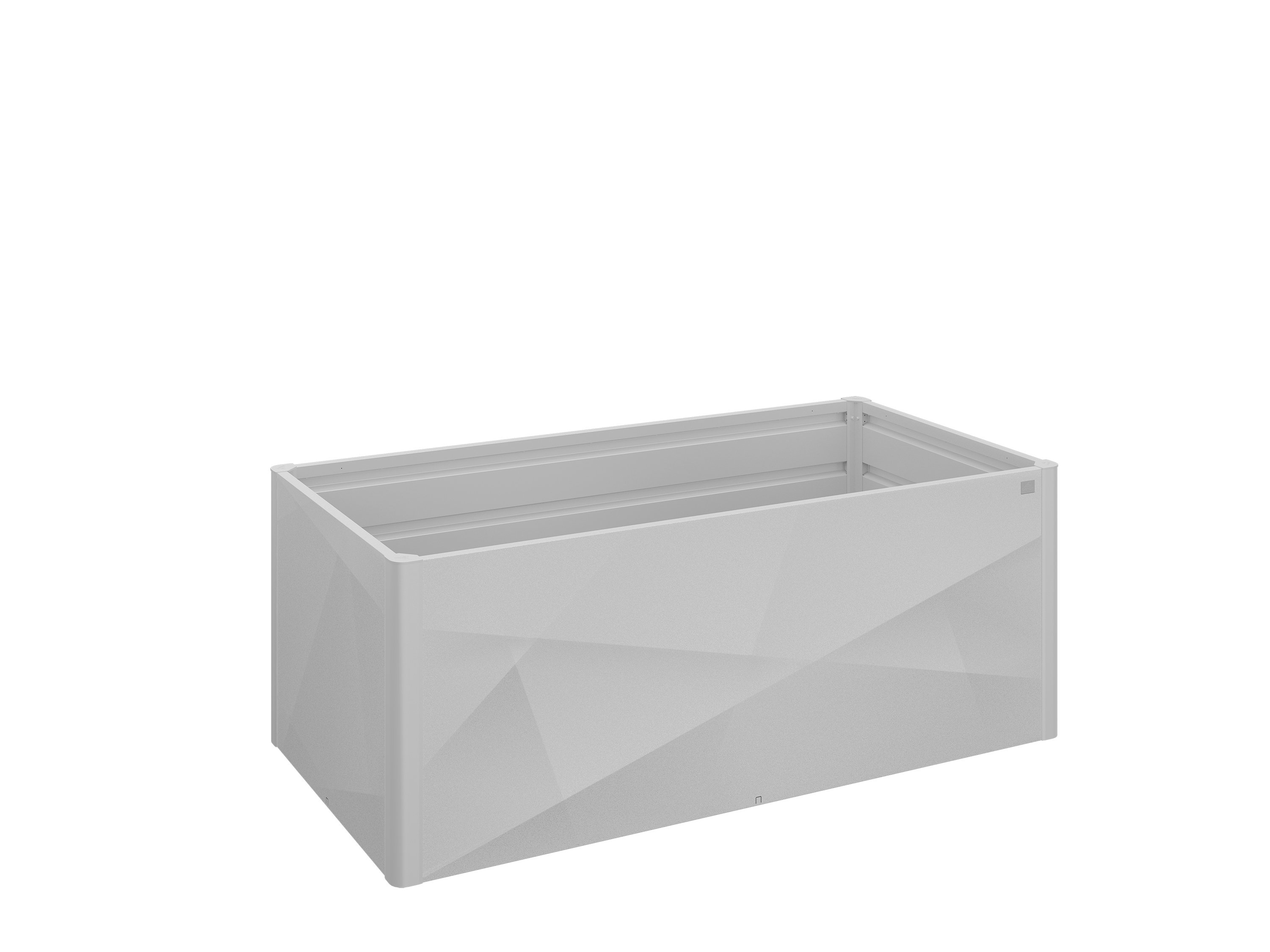 Biohort Hochbeet Gr. 2x1 + gardena micro-drip, silber-metallic