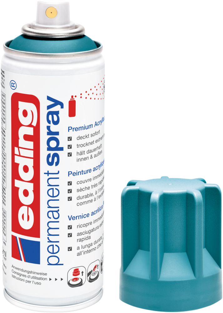 Edding 5200 Permanentspray Premium Acryllack petrol matt Edding 5200 Permanentspray Premium Acryllack petrol matt