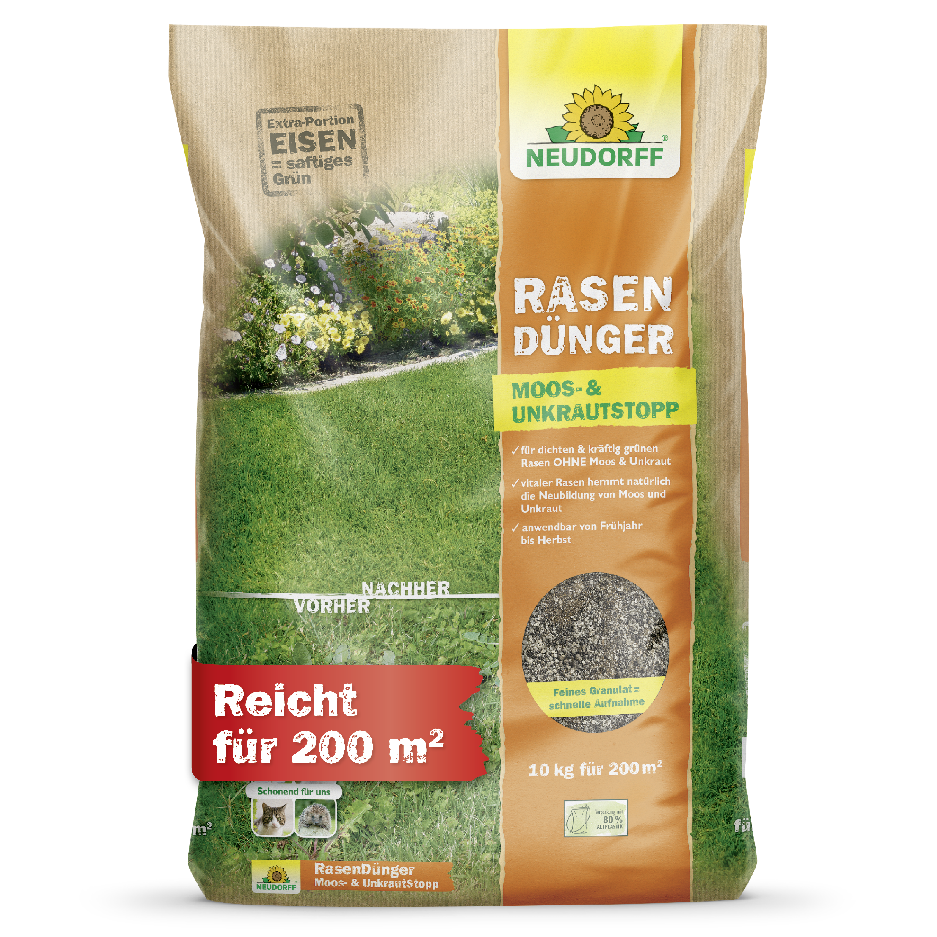 Neudorff RasenDünger Moos- & Unkrautstopp
