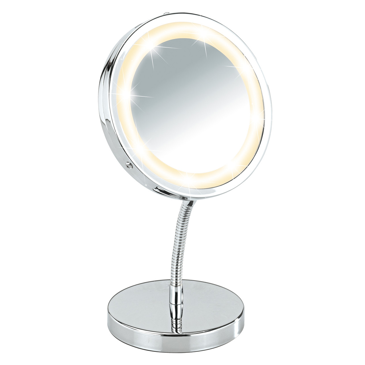 370491-LED-Kosmetik-Standspiegel-Brolo-15_FS_01 WENKO BROLO KOSMETIK-STANDSPIEGEL 15CM D