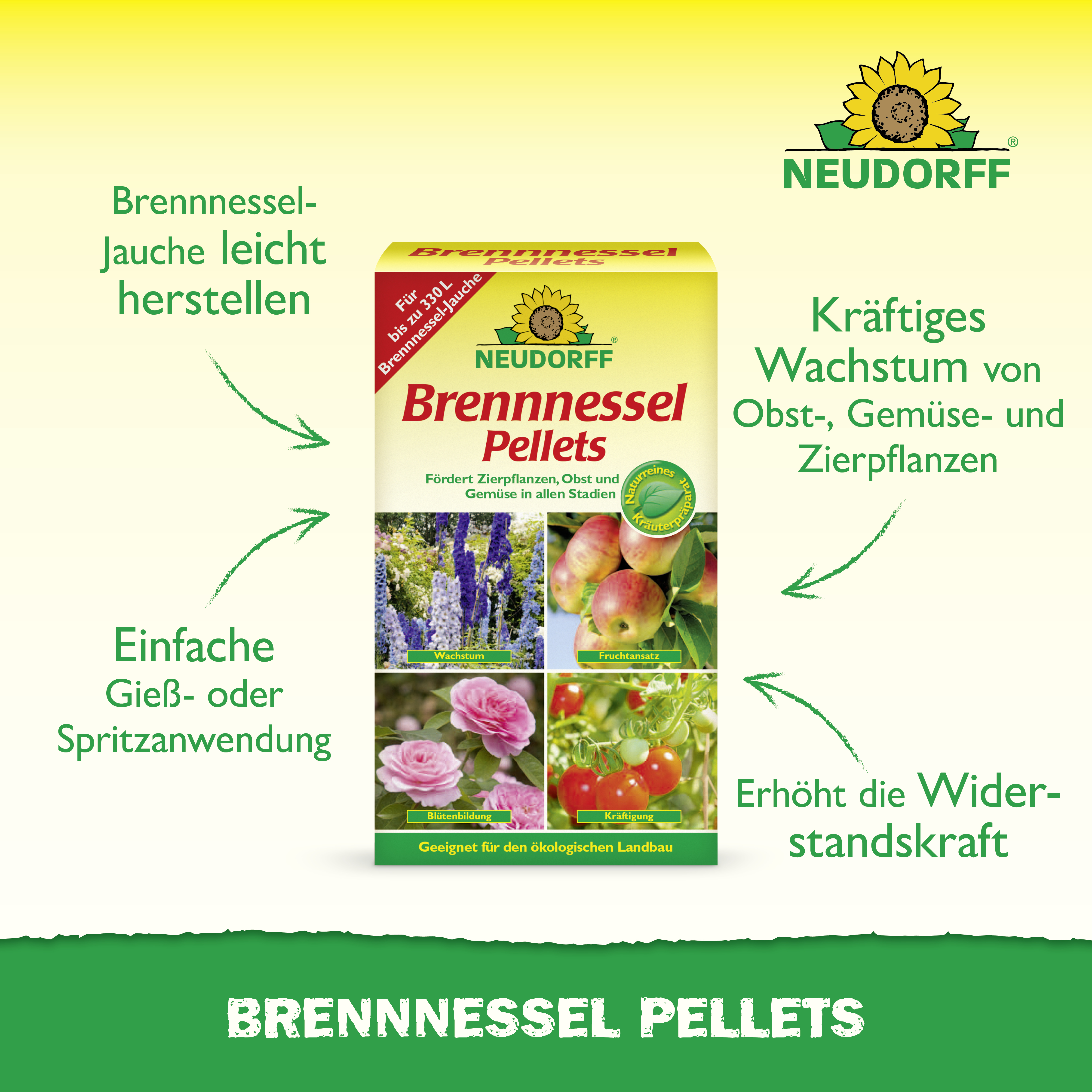 Neudorff Brennnessel Pellets, 500 g