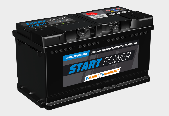 V-Markt / V-Baumarkt Start-Power Autobatterie
