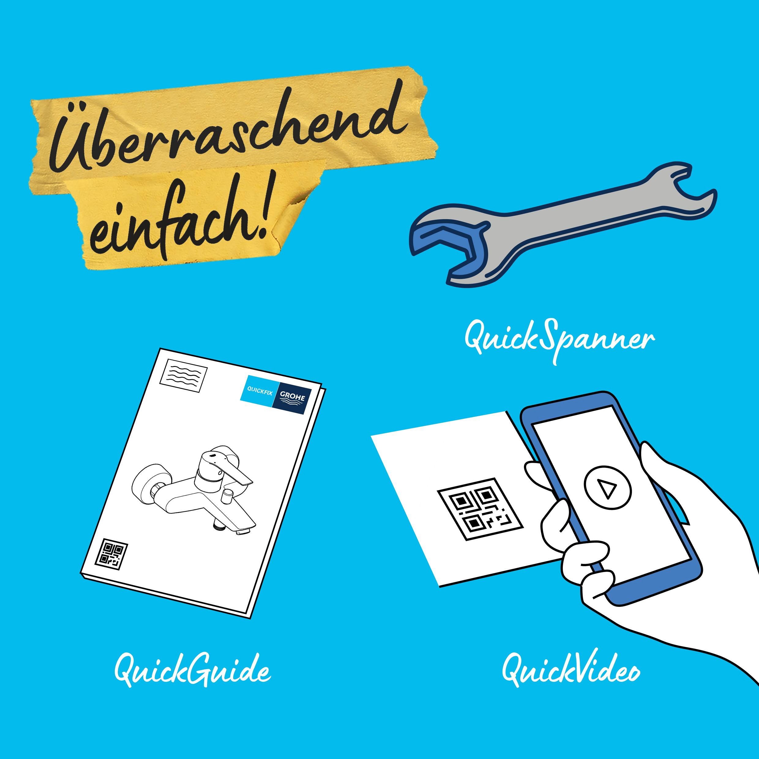 Grohe Swift Einhand-Wannenbatterie, 1/2"