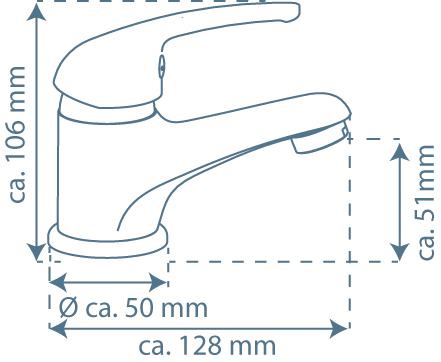 41100_4008431411002_31 Schütte Waschtischarmatur "Athos plus"