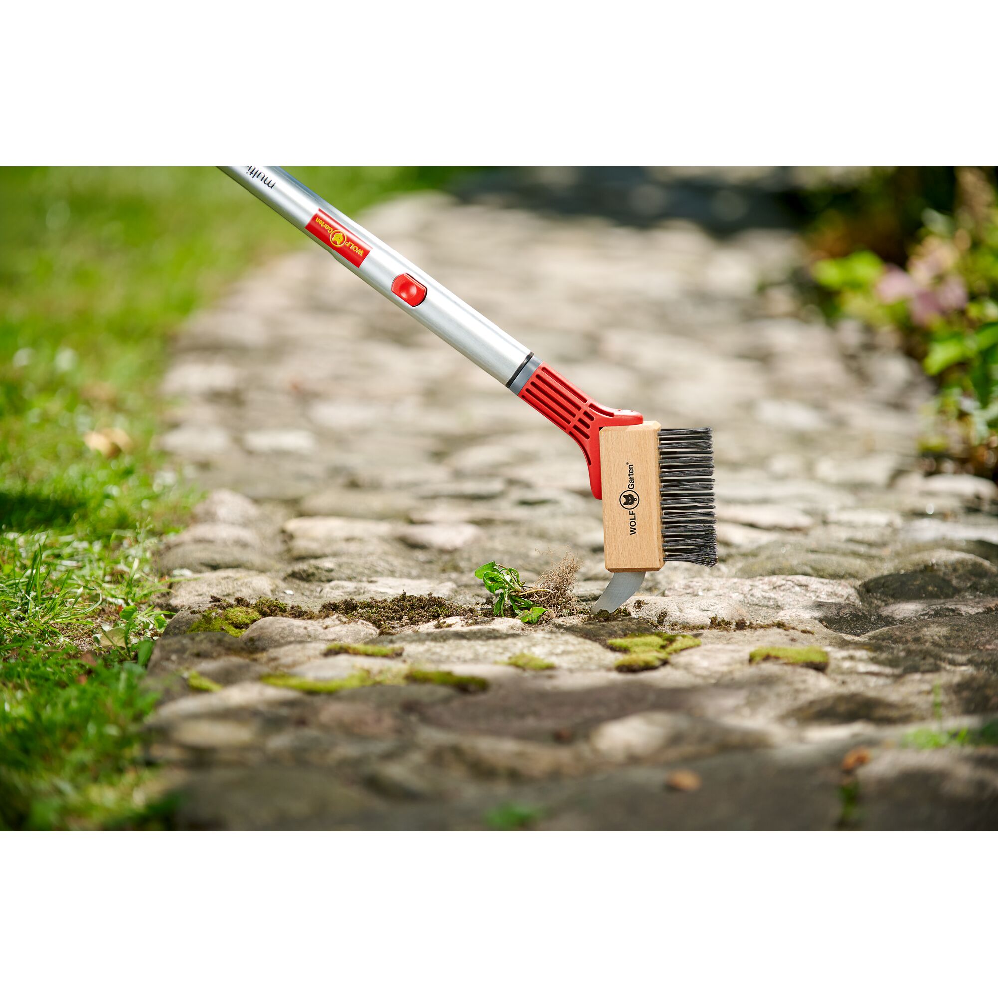 Wolf-Garten FBS-M 2in1 Fugenbürste mit Fugenkratzer