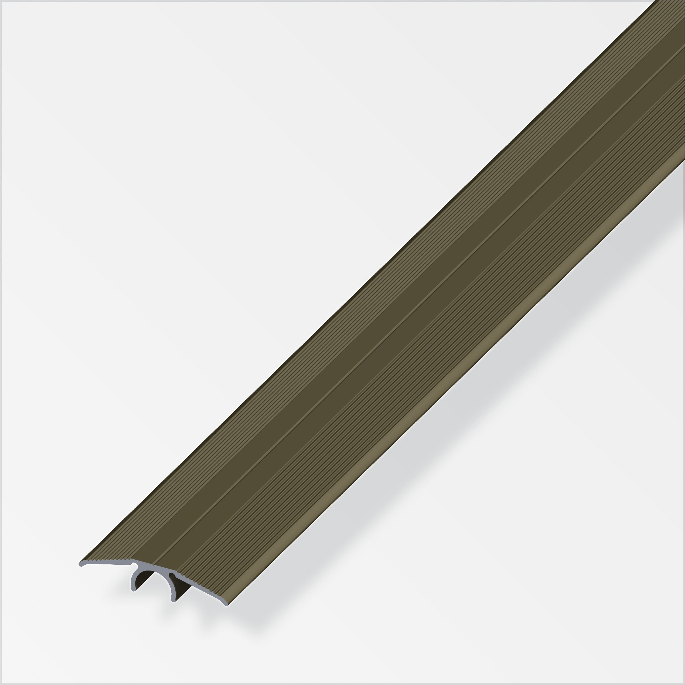 240336_U-bergangs-Profil Alfer clipstech Übergangs-Profil, 33 mm, bronze