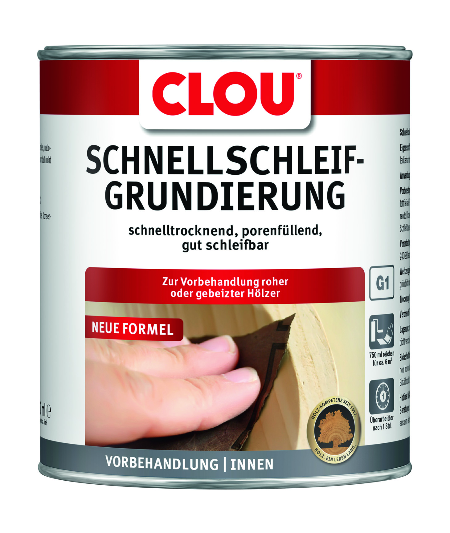 Clou Schnellschleif-Grundierung, 750 ml