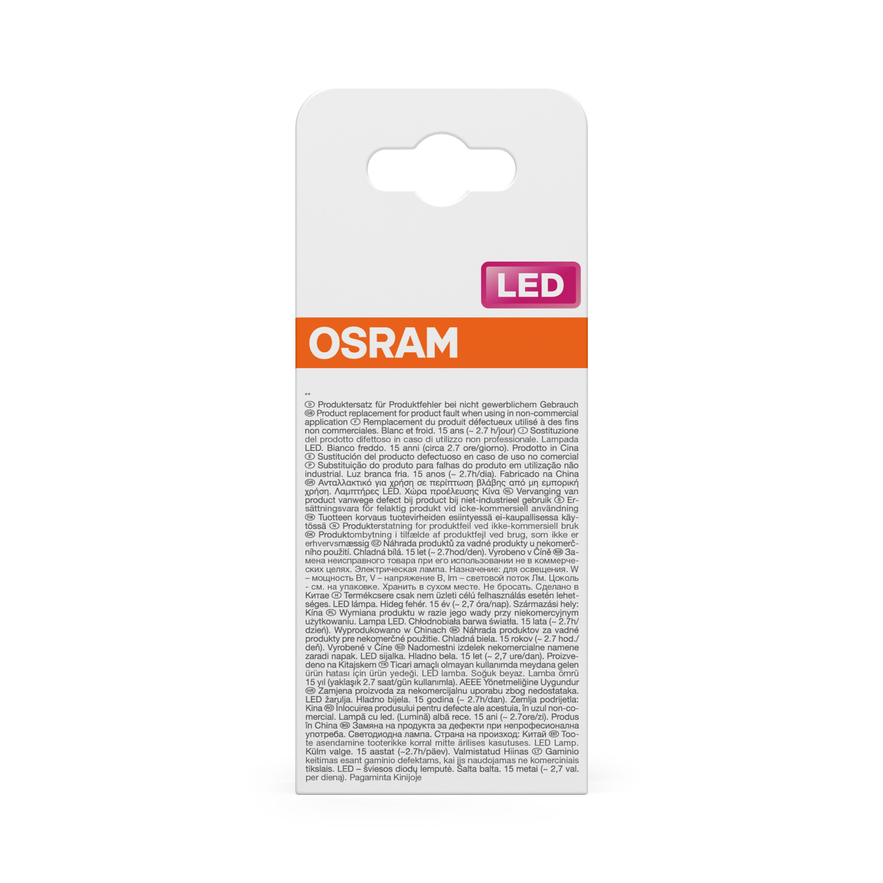 Osram LED Retrofit Classic A Lampe, E27, Kaltweiß