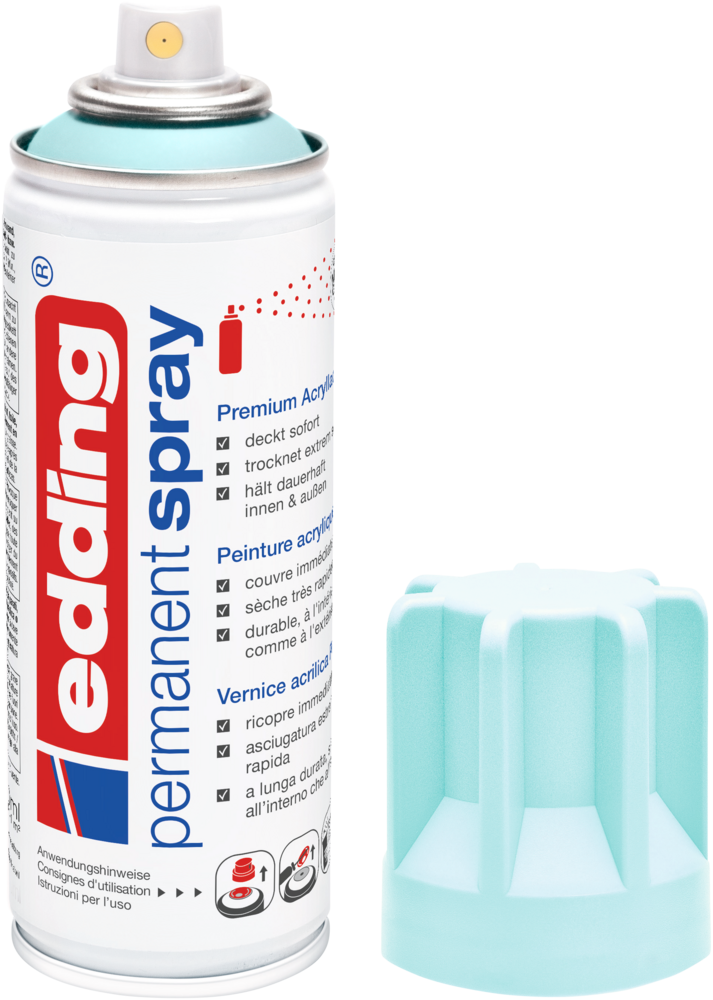 Edding 5200 Permanentspray Premium Acryllack pastellblau matt Edding 5200 Permanentspray Premium Acryllack pastellblau matt