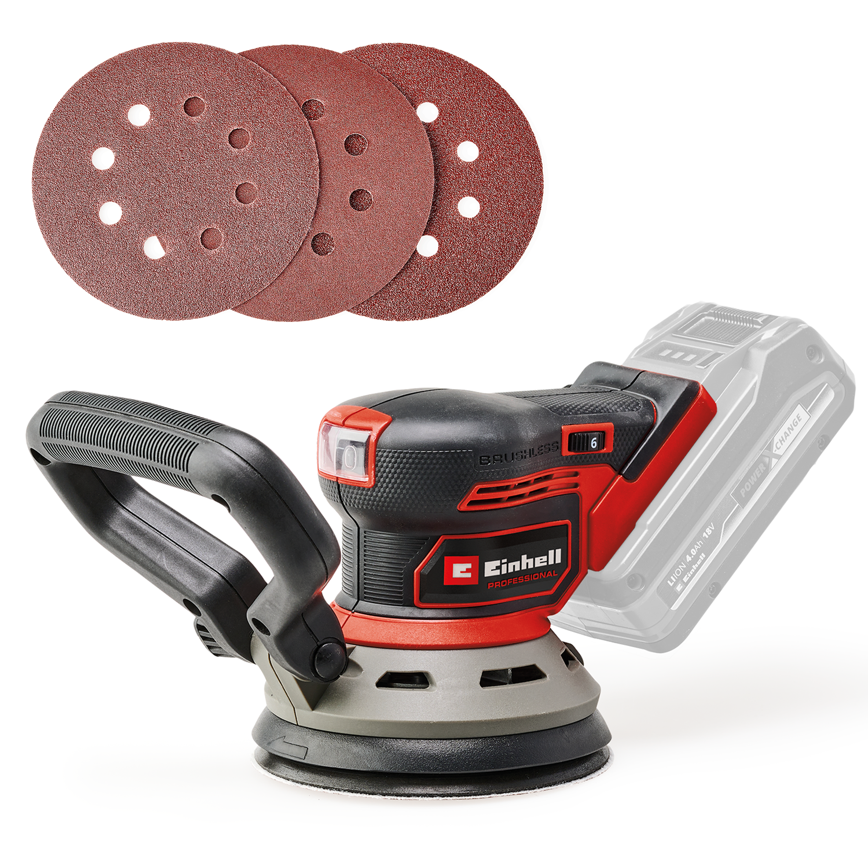 Einhell Akku-Exzenterschleifer TP-RS 18/32 Li BL - Solo Einhell Akku-Exzenterschleifer TP-RS 18/32 Li BL - Solo