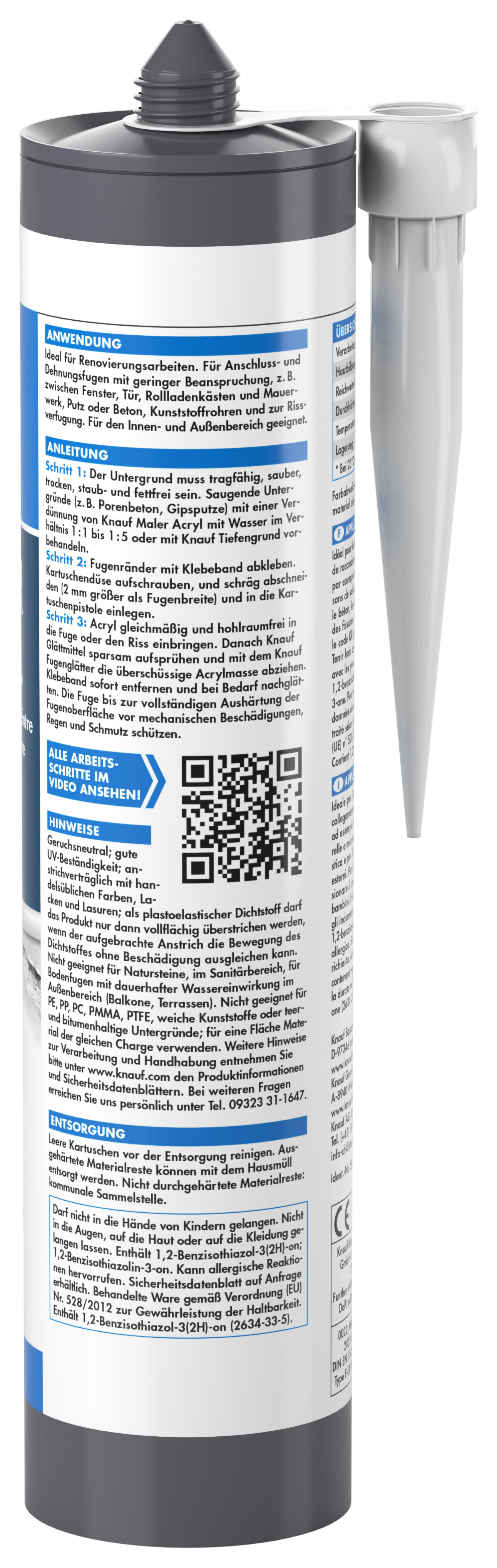 Knauf Fix + Finish Maler-Acryl, 300 ml