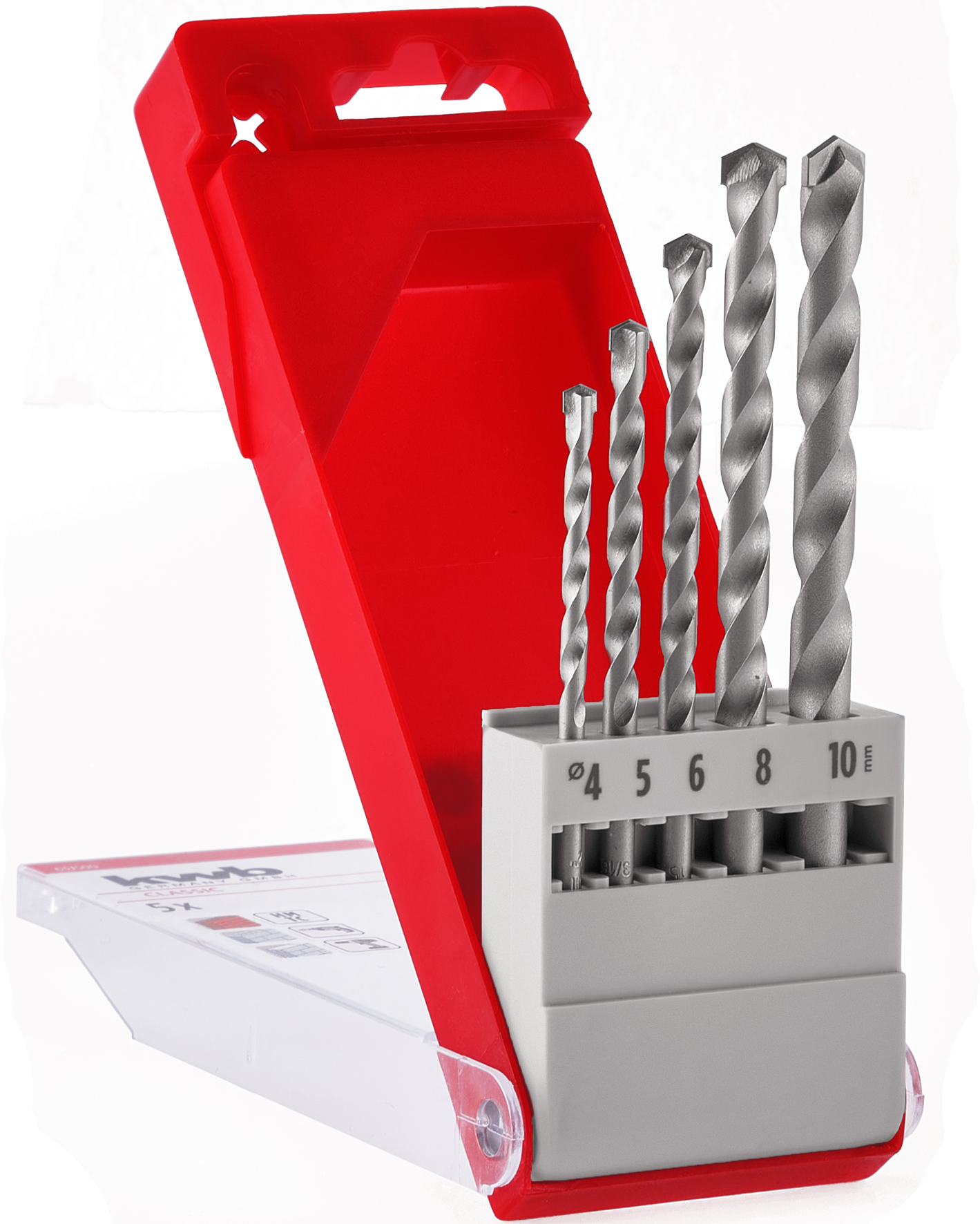 kwb Classic Steinbohrer Kassette, 4-10 mm kwb Classic Steinbohrer Kassette, 4-10 mm
