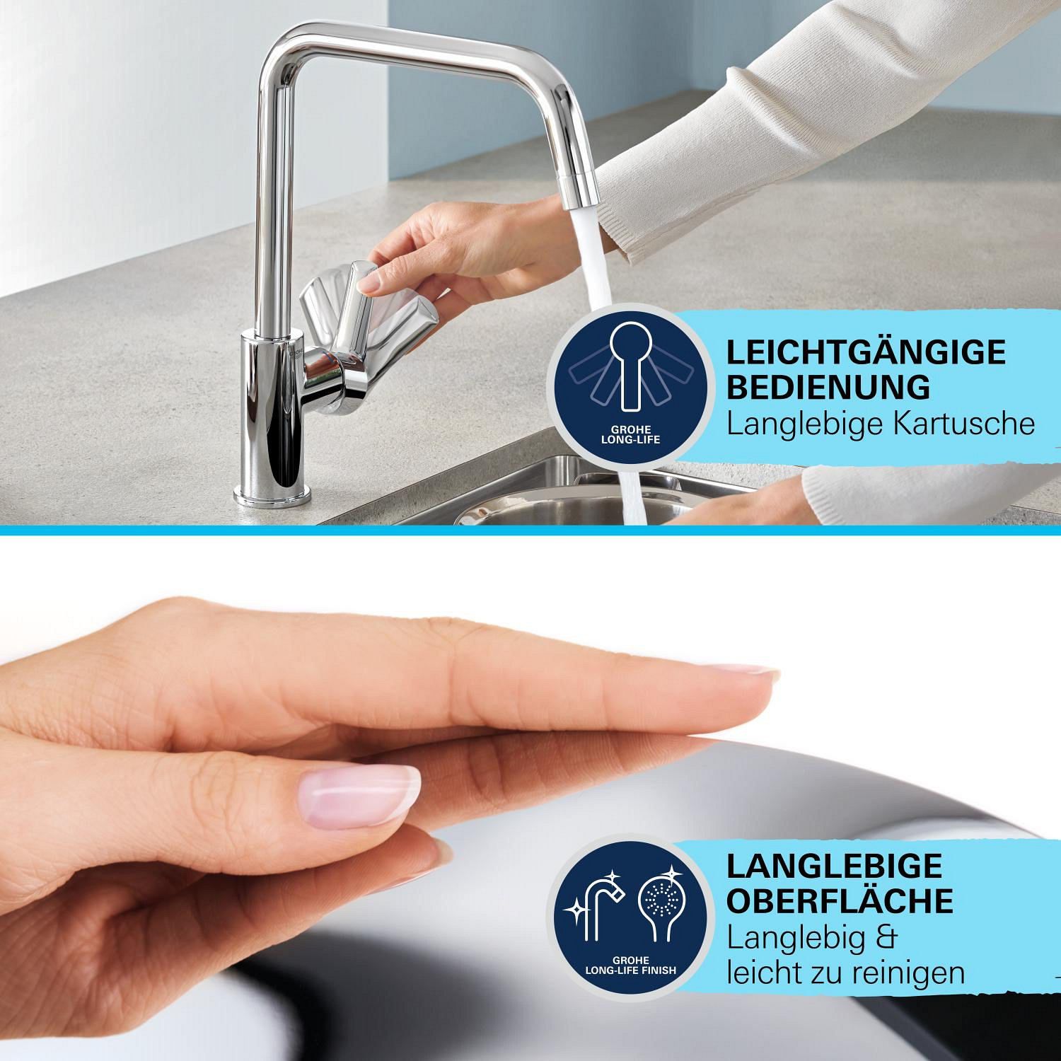 Grohe StartEdge Einhand-Spültischbatterie, 1/2"