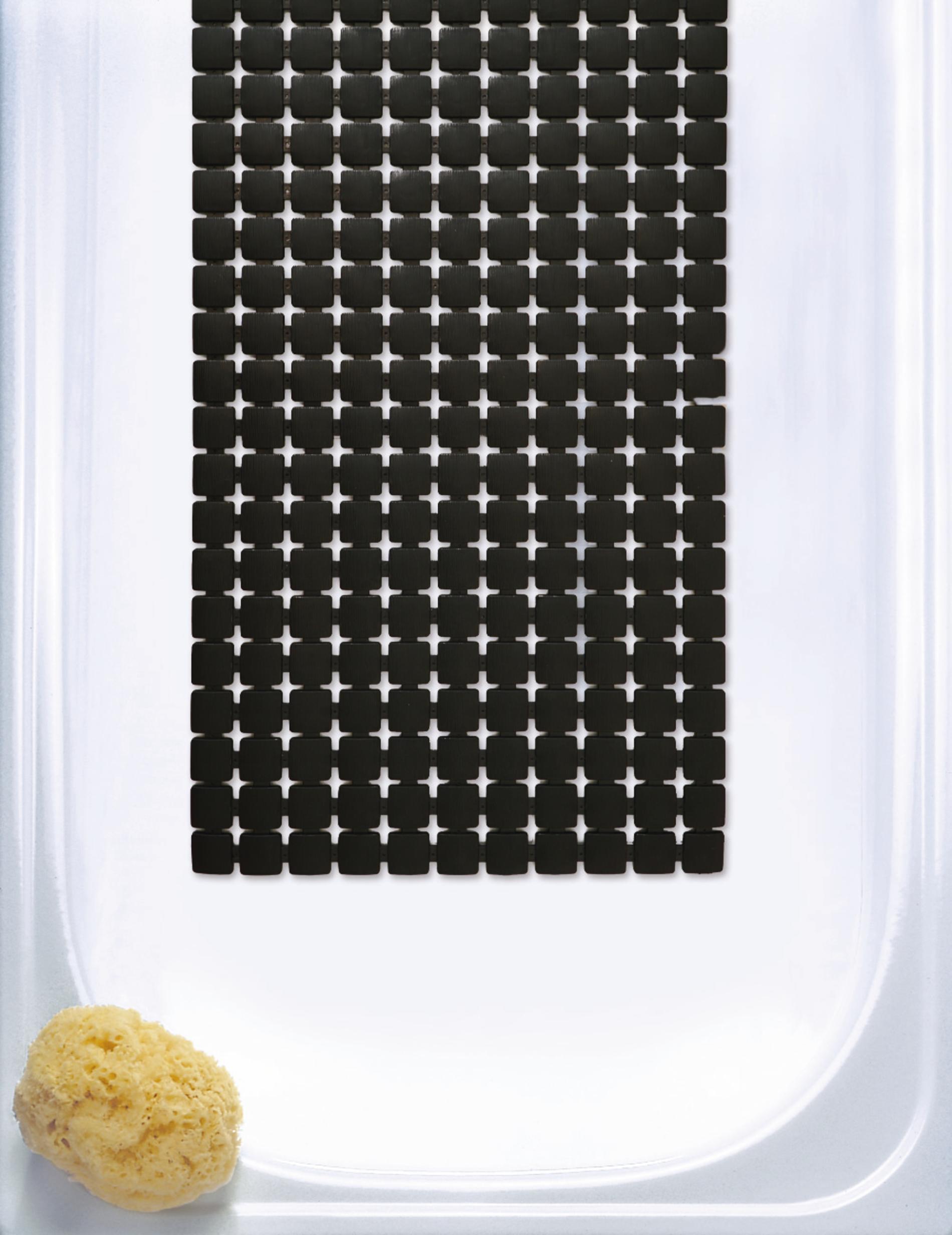 Ridder Badewanneneinlage Nevis ca. 39x68 cm, schwarz, PP / TPE Ridder Badewanneneinlage Nevis ca. 39x68 cm, schwarz, PP / TPE